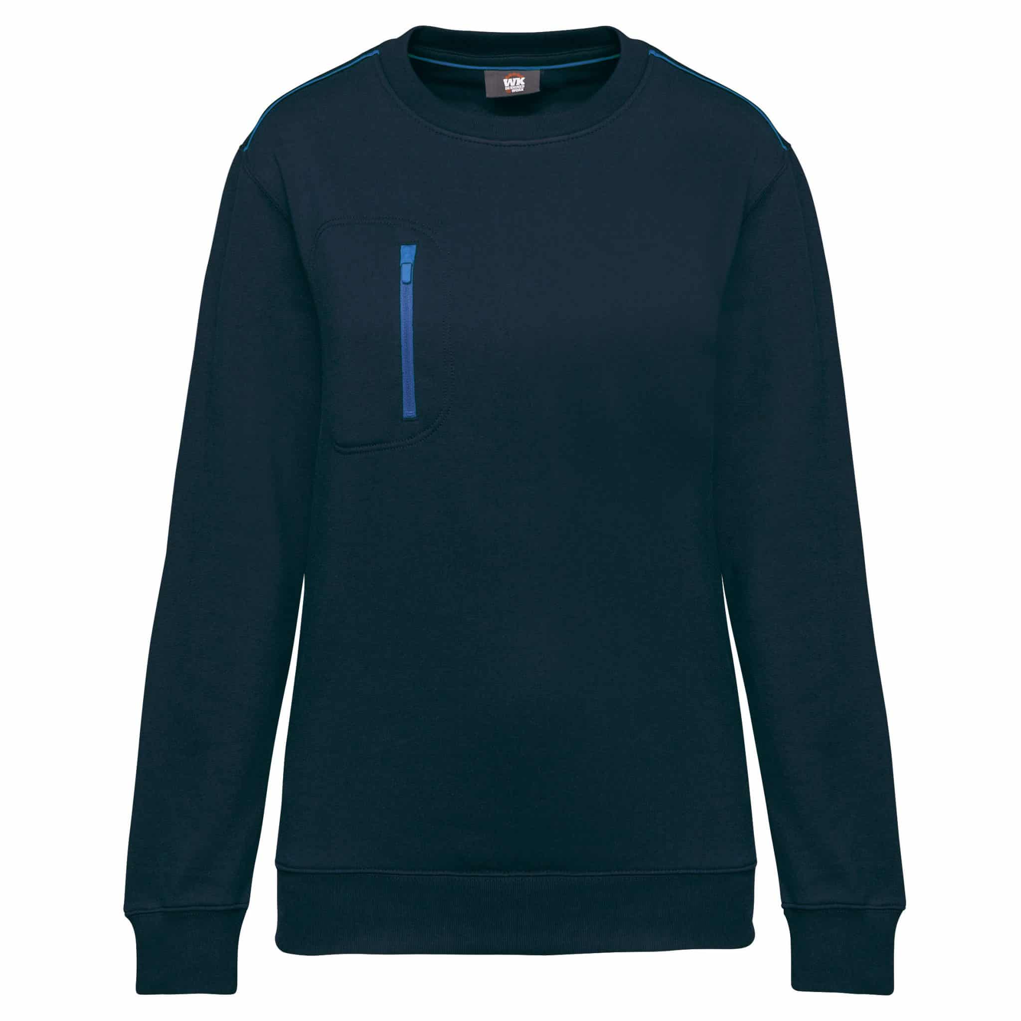 Miniature 29 pour Sweat-shirt Day To Day zip poche contrastée unisexe