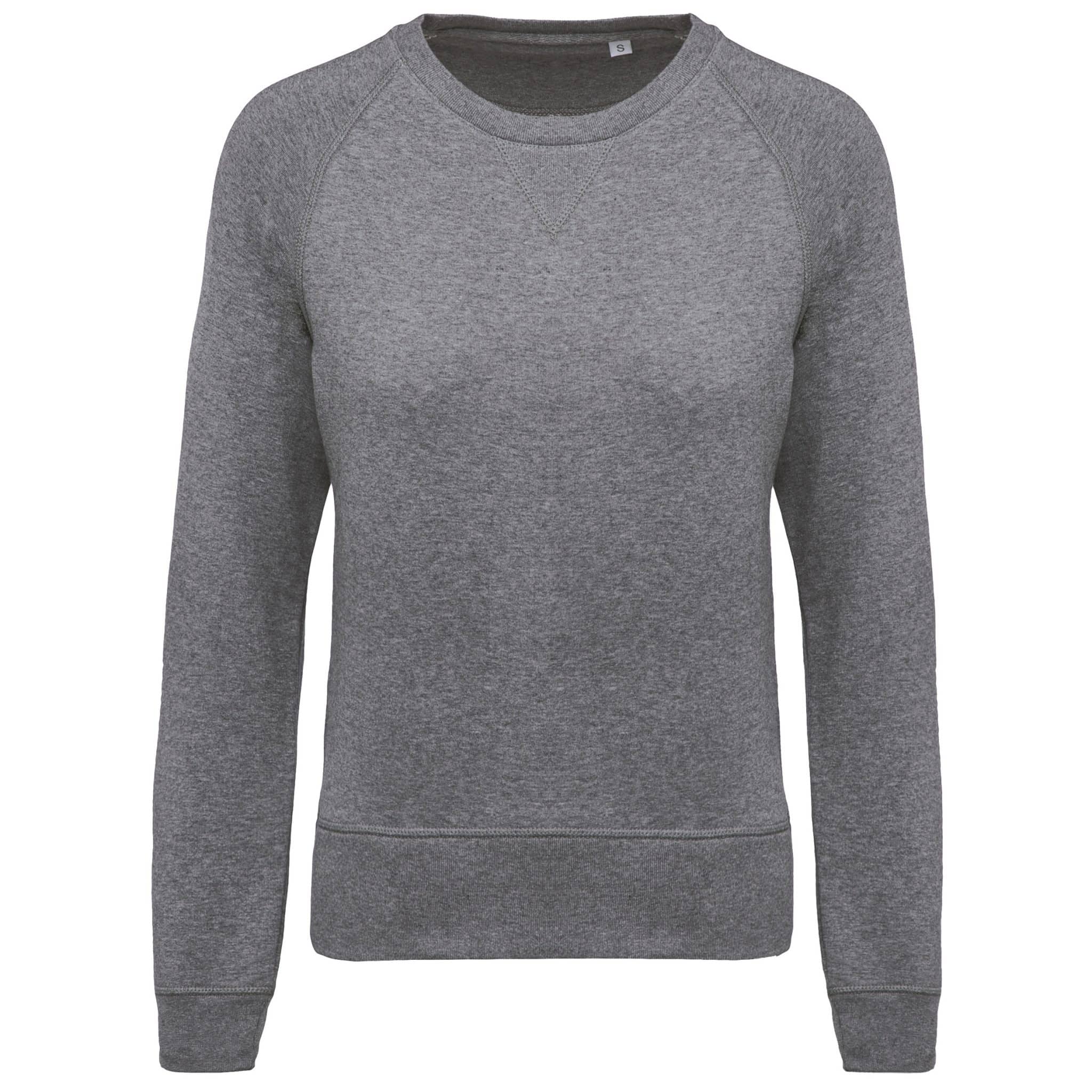 Miniature 15 pour Sweat-shirt Bio col rond manches raglan femme