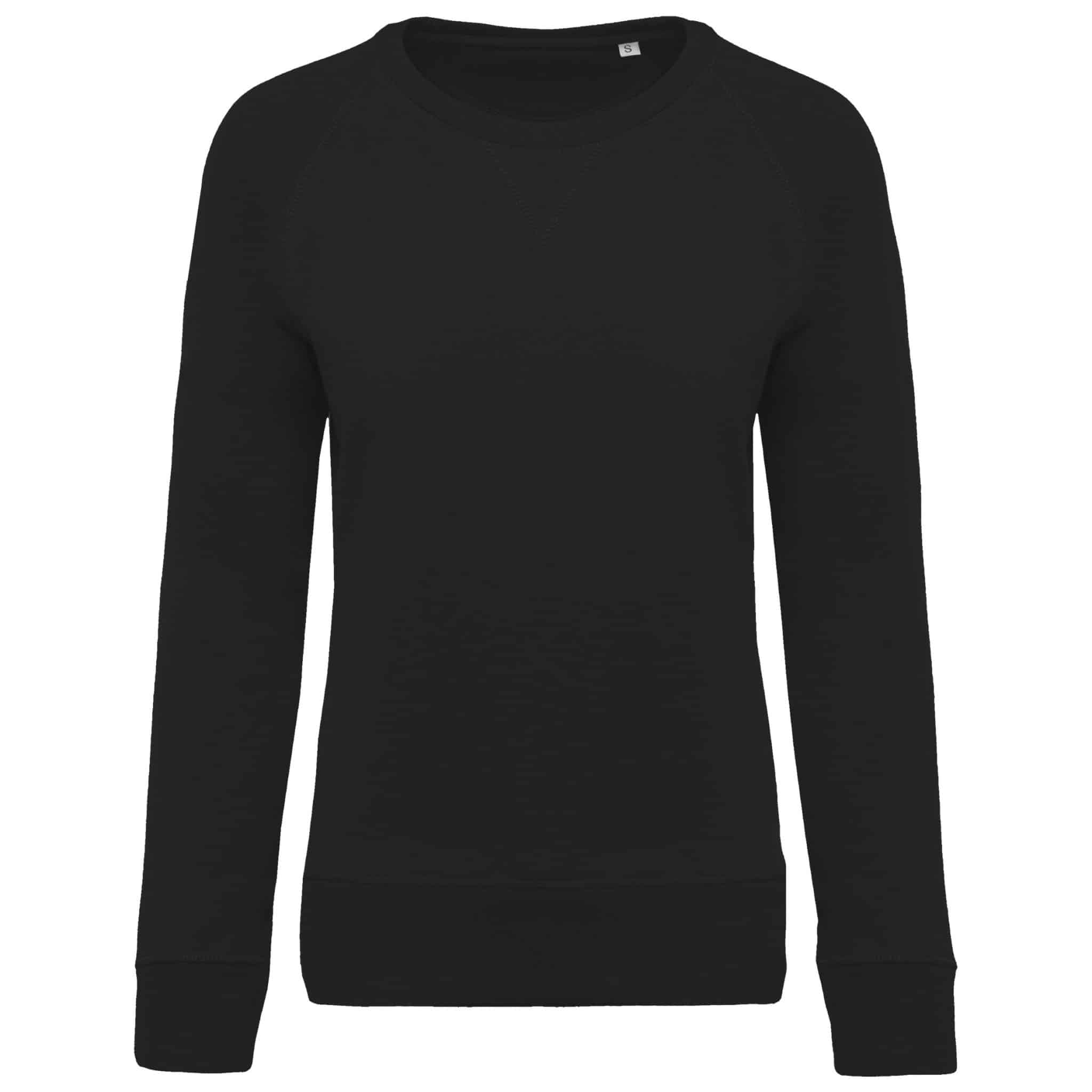 Miniature 12 pour Sweat-shirt Bio col rond manches raglan femme