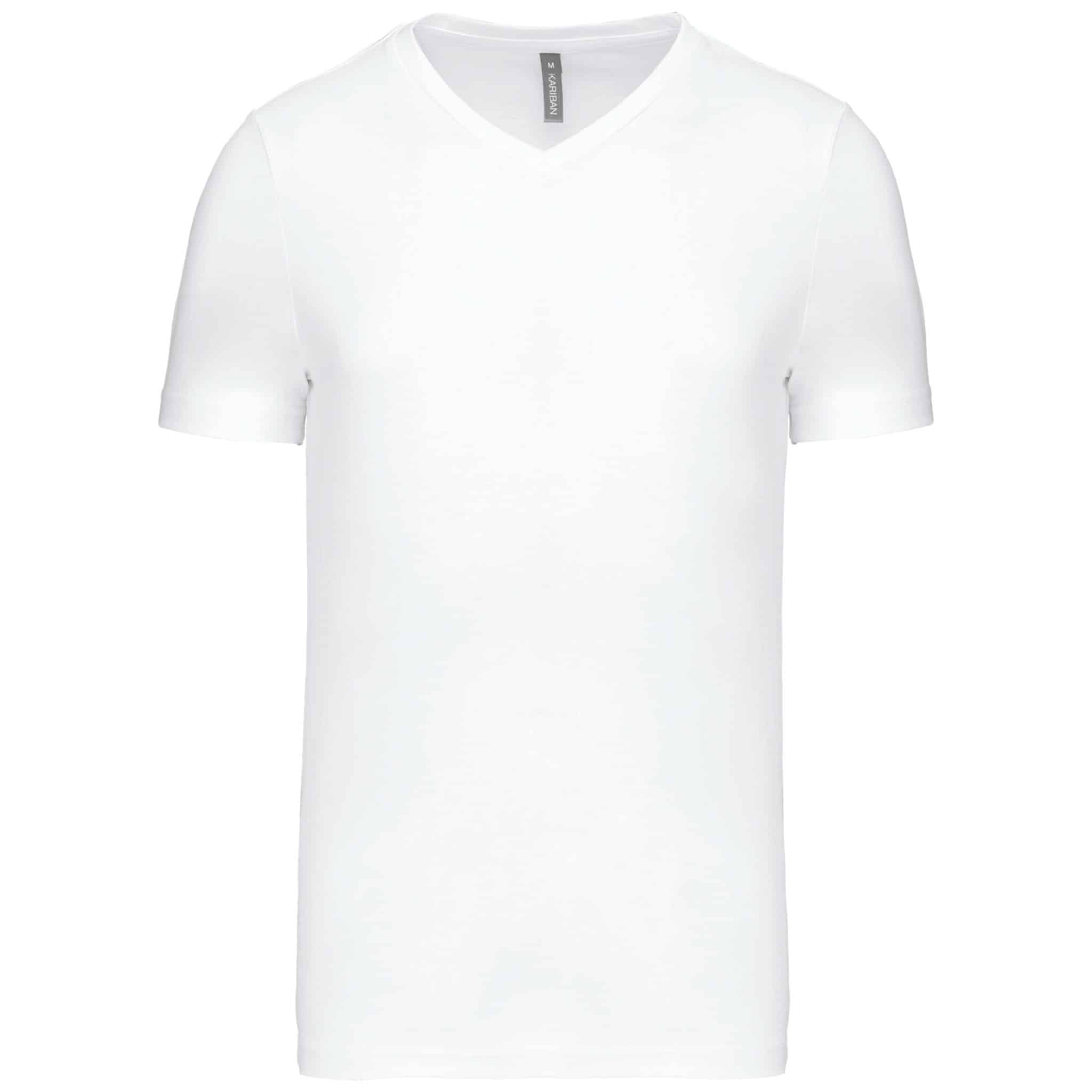 Miniature 25 pour T-shirt col V manches courtes