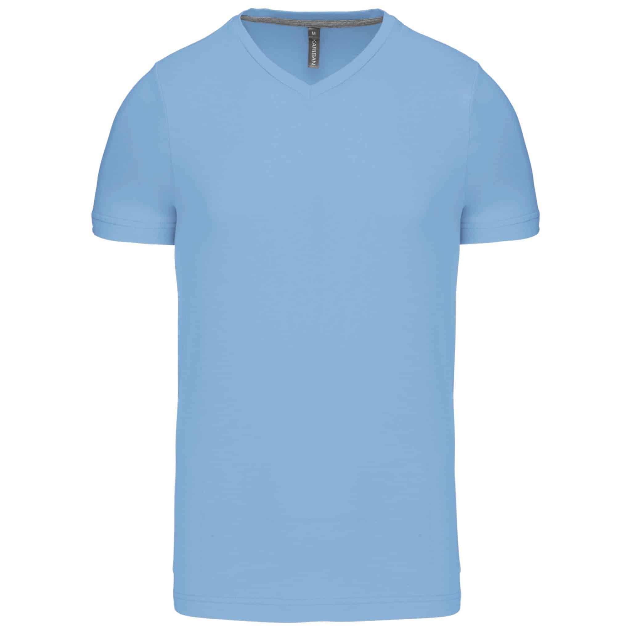 Miniature 23 pour T-shirt col V manches courtes
