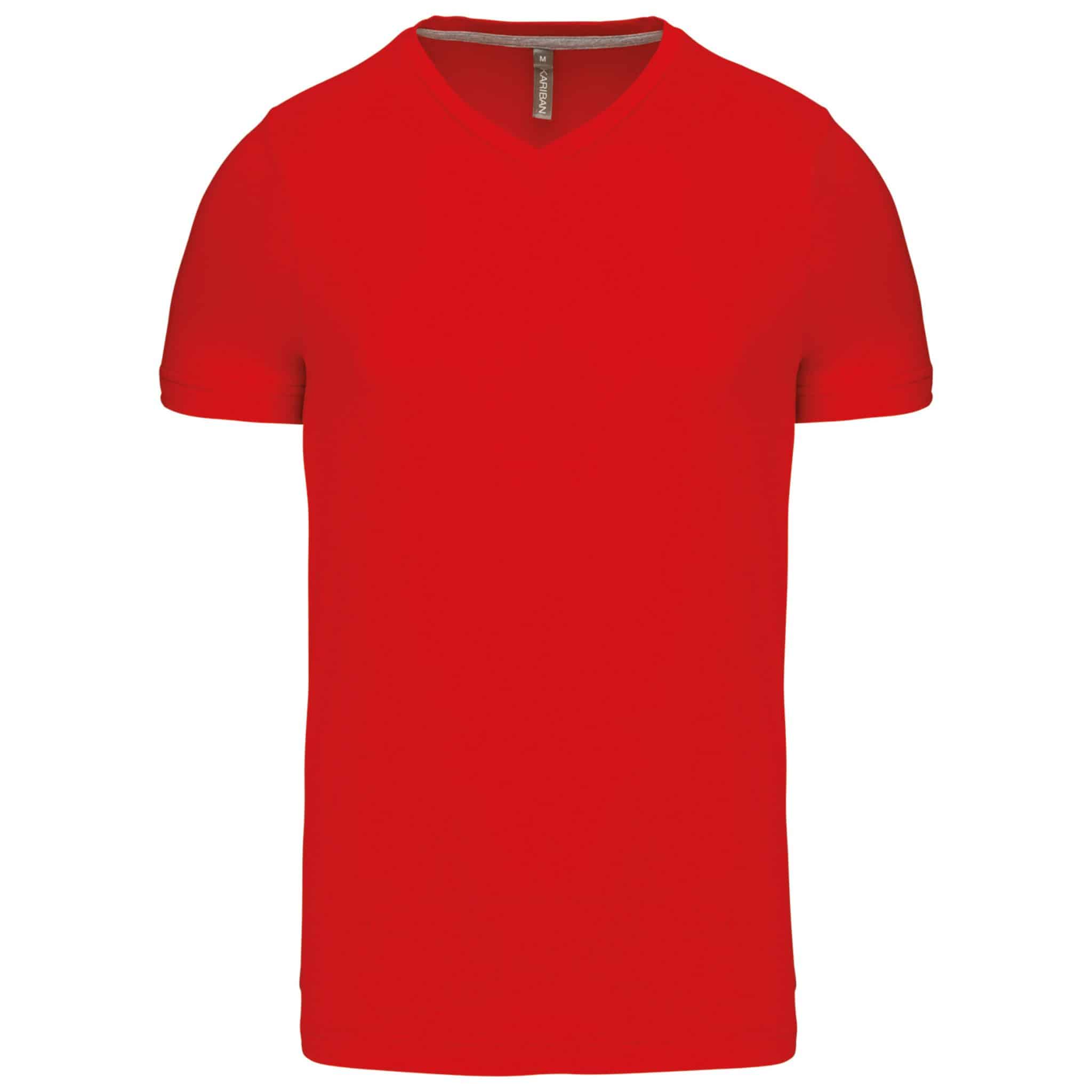 Miniature 22 pour T-shirt col V manches courtes