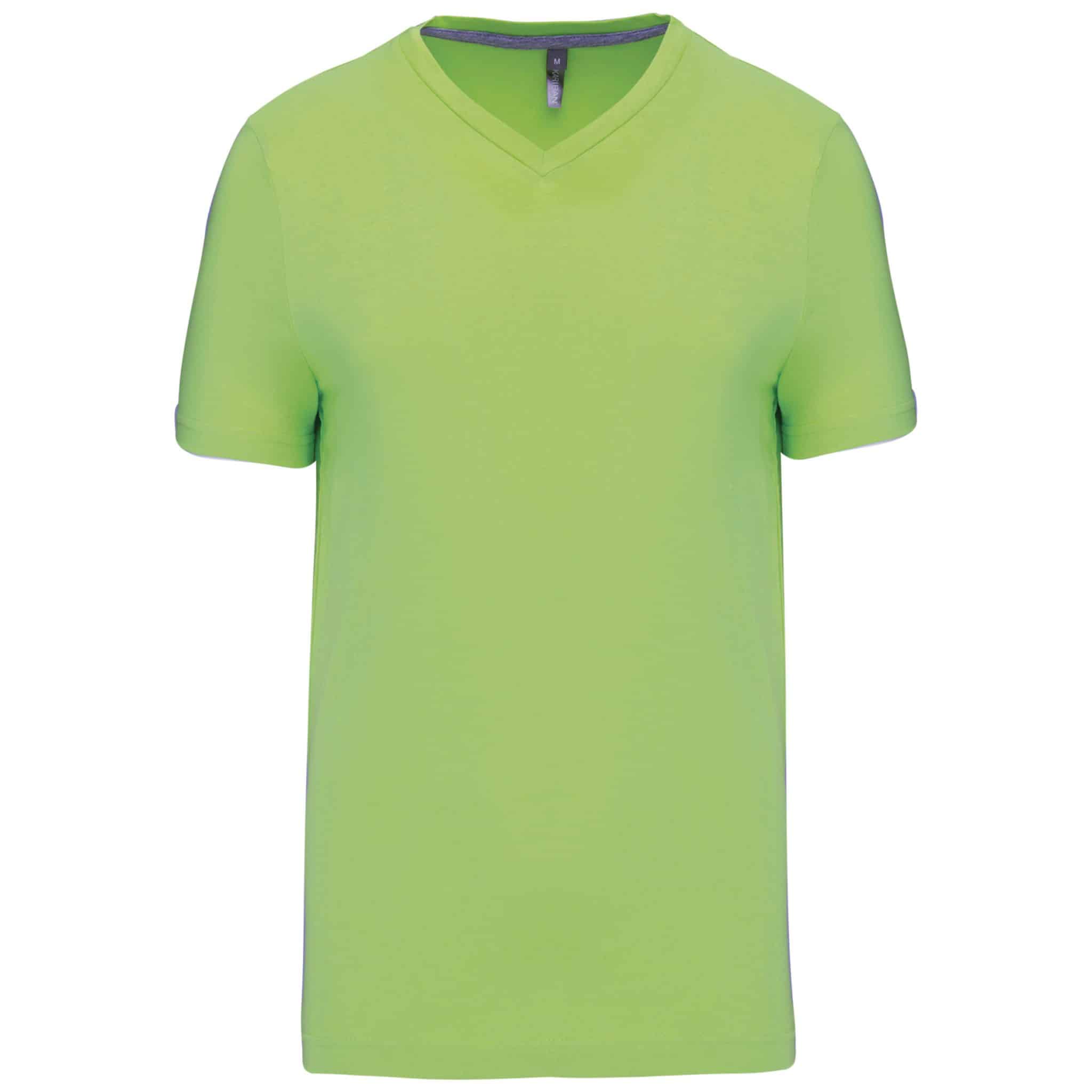 Miniature 17 pour T-shirt col V manches courtes