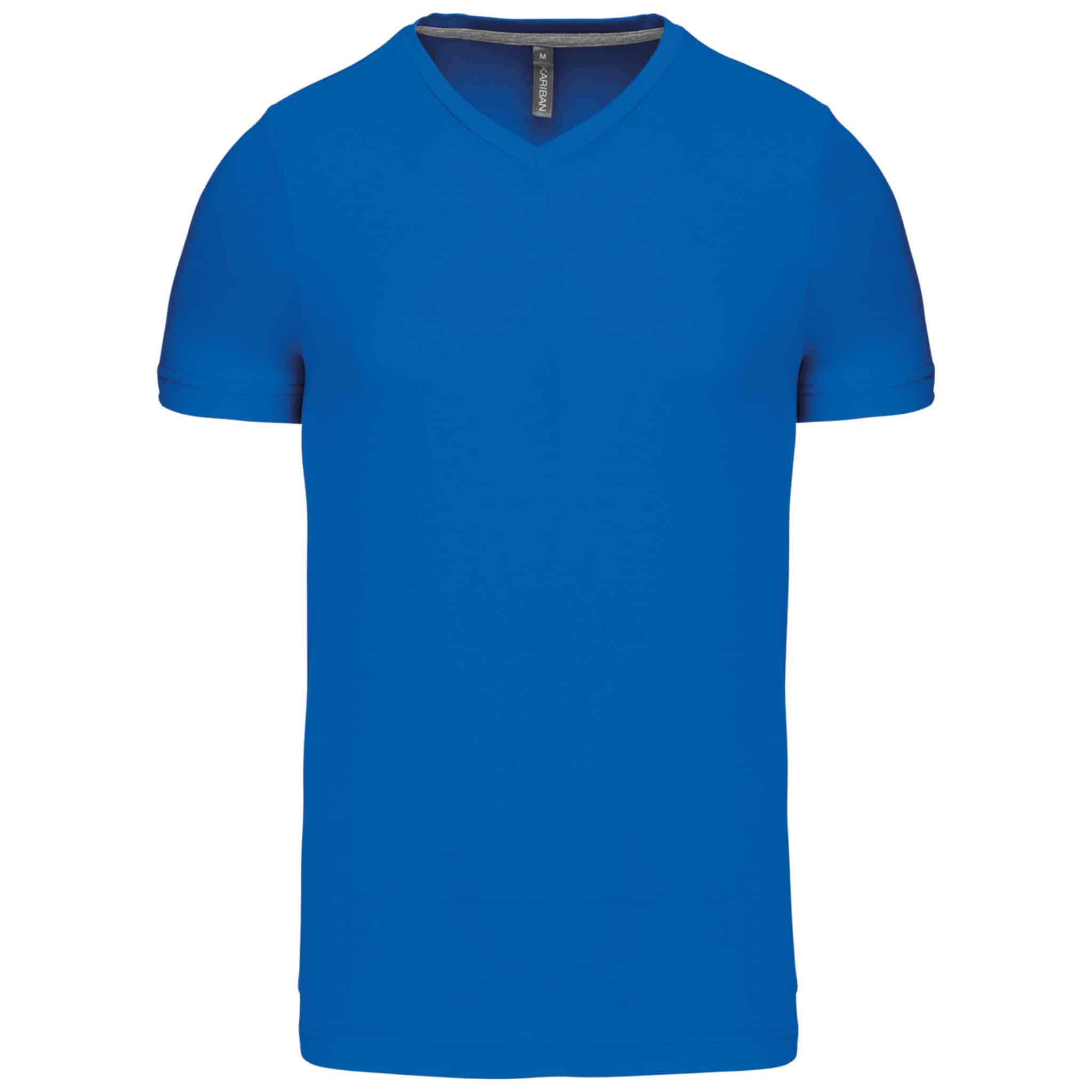 Miniature 15 pour T-shirt col V manches courtes