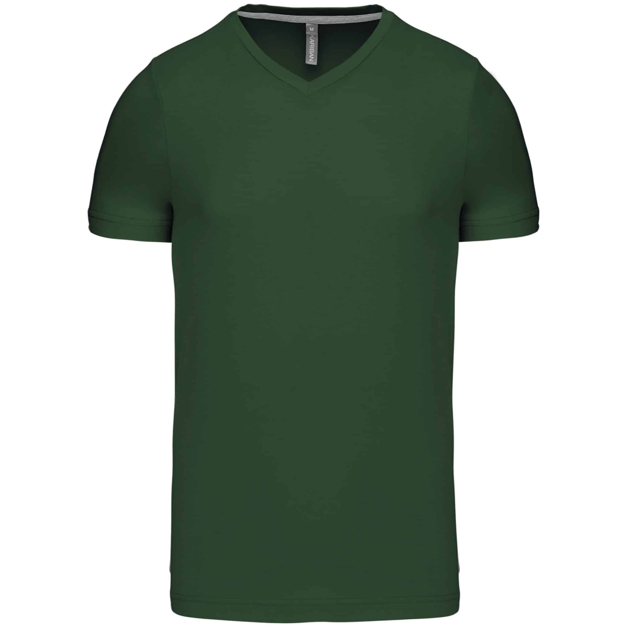 Miniature 12 pour T-shirt col V manches courtes