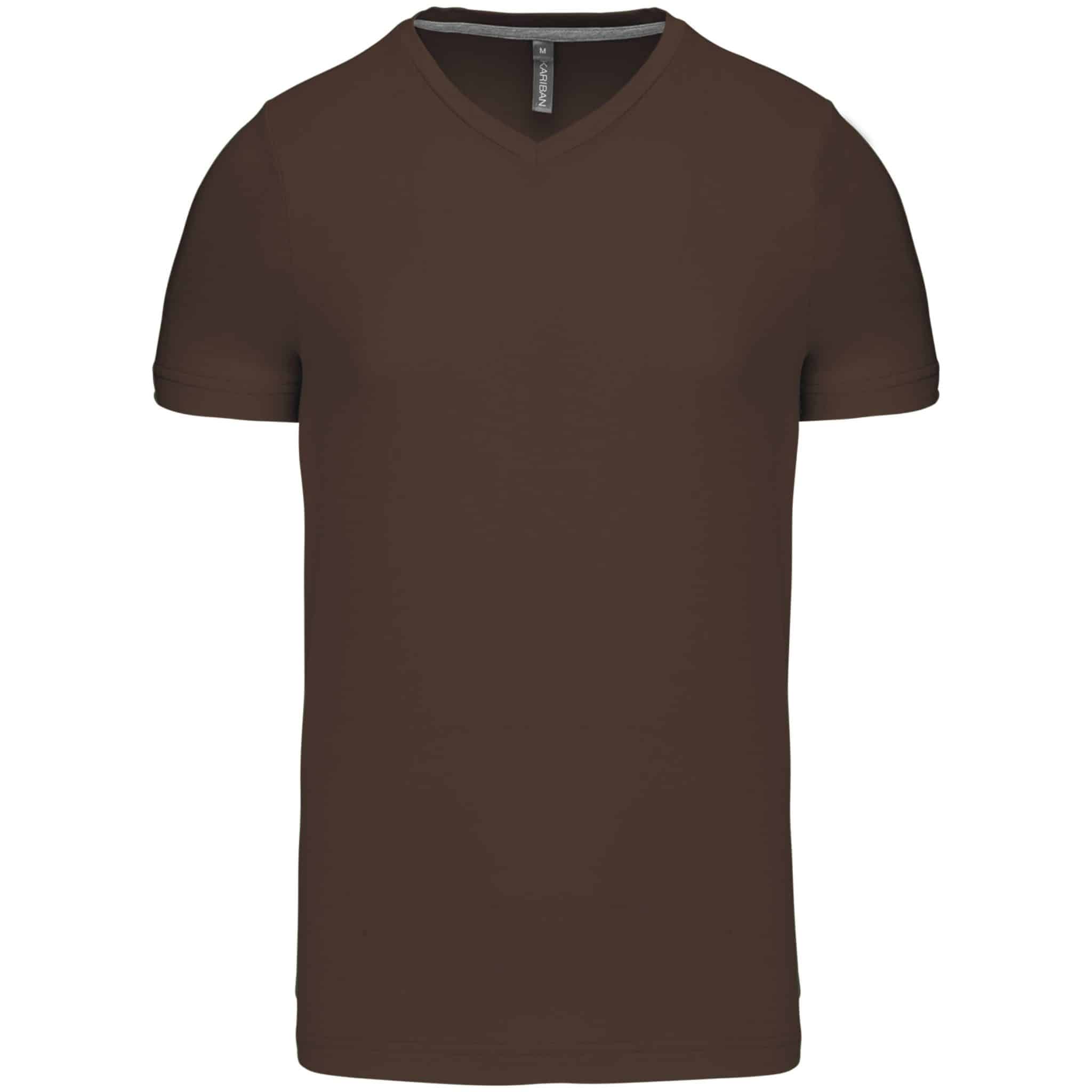 Miniature 9 pour T-shirt col V manches courtes