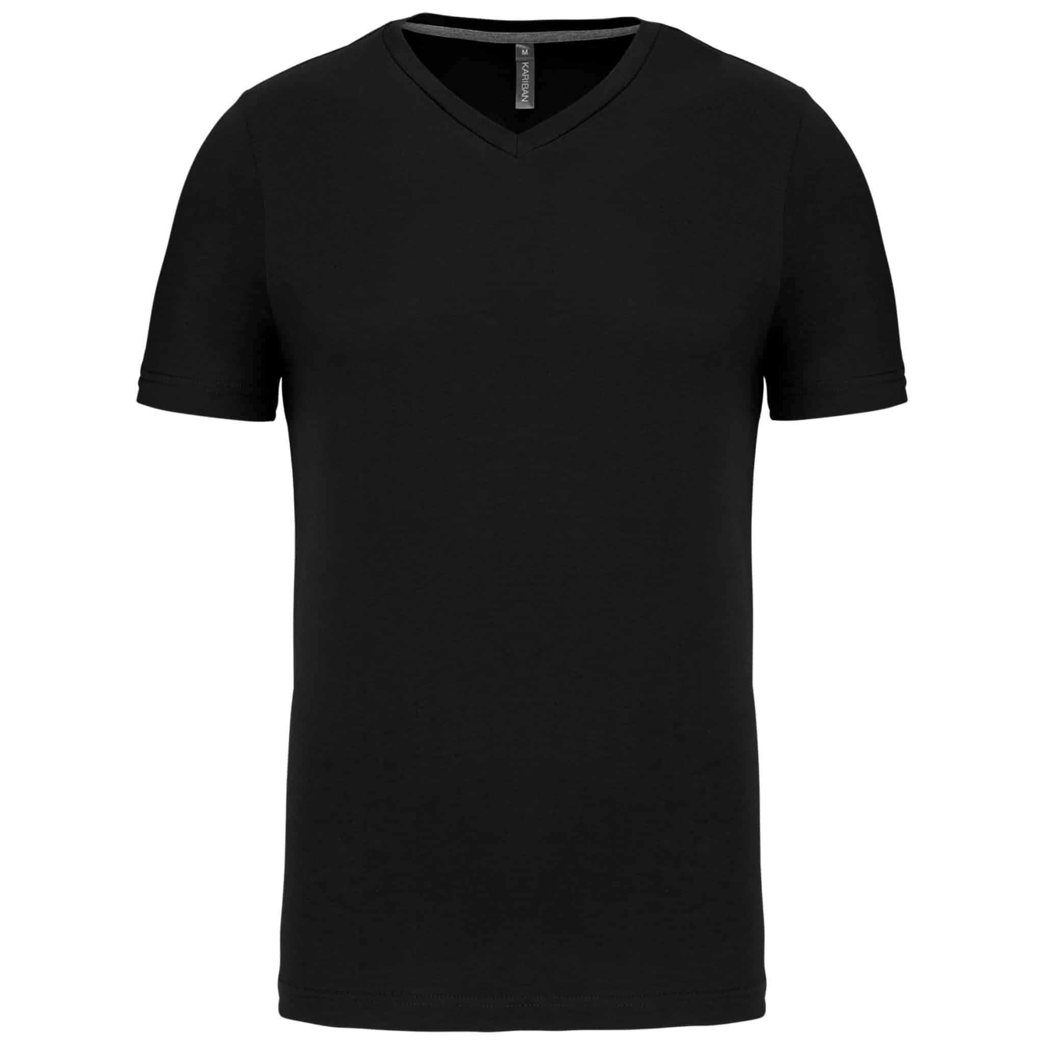 Miniature 8 pour T-shirt col V manches courtes