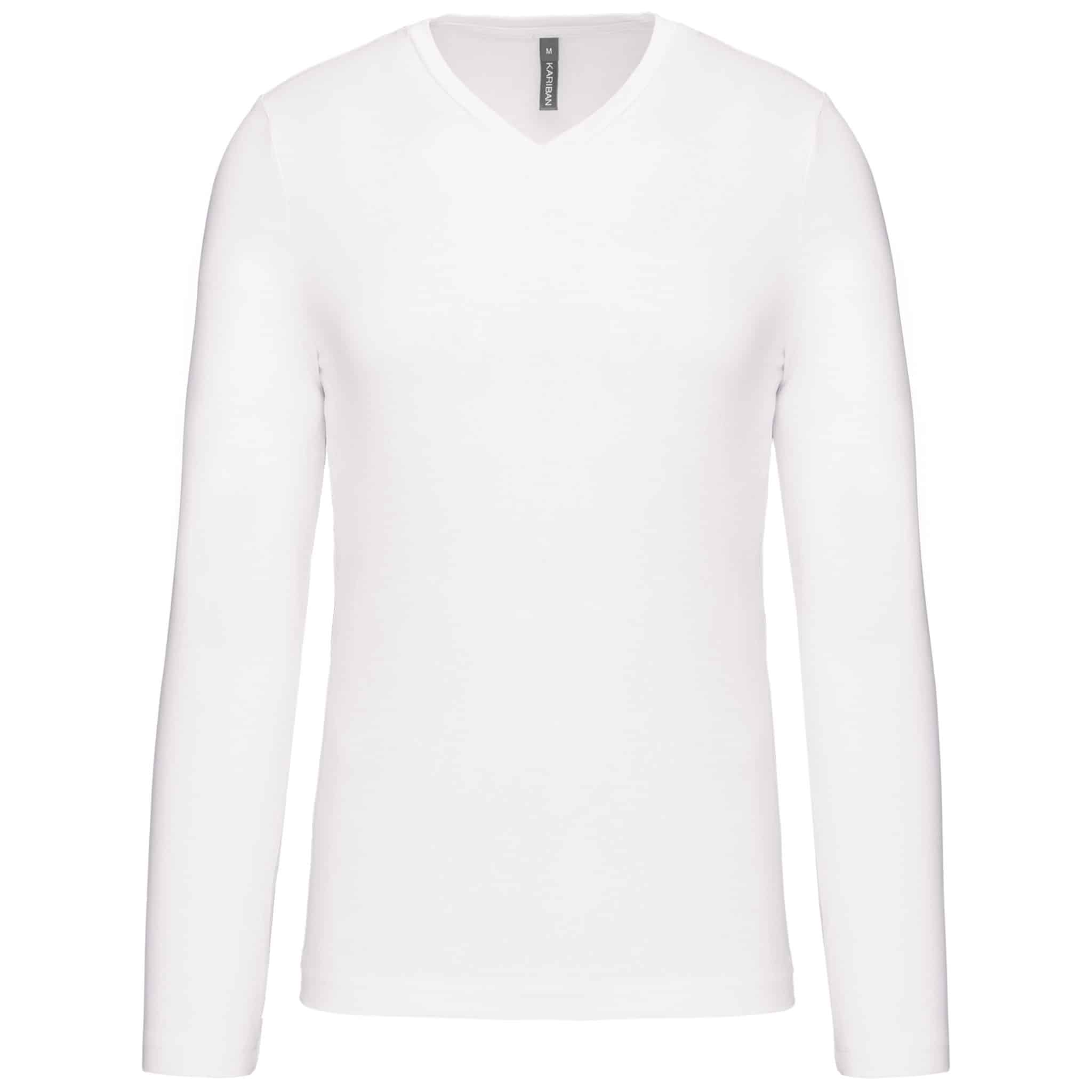 Miniature 25 pour T-shirt col V manches longues