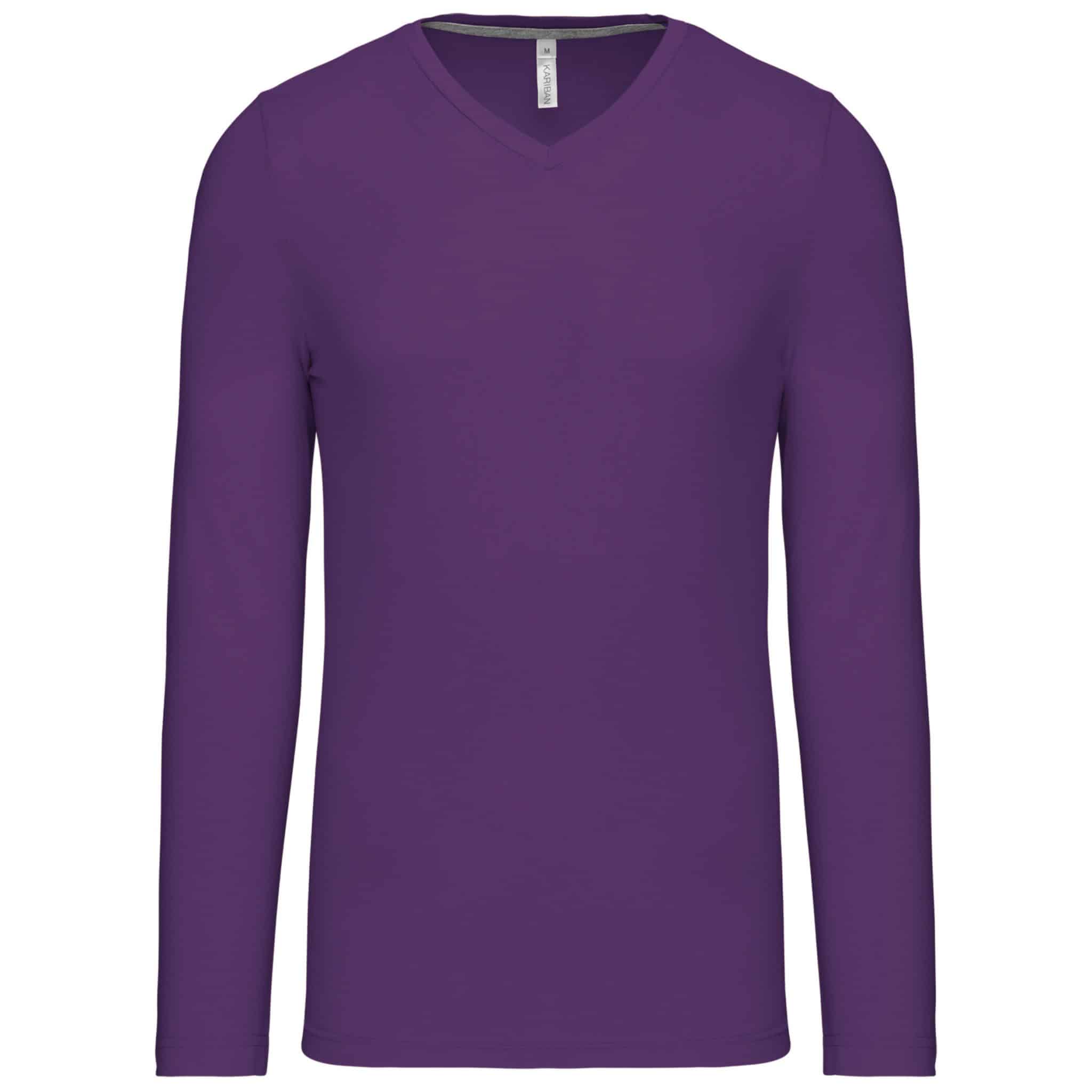Miniature 21 pour T-shirt col V manches longues