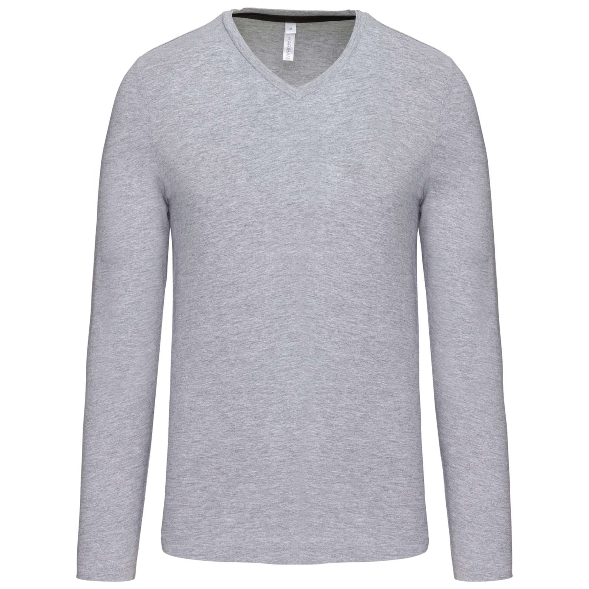 Miniature 20 pour T-shirt col V manches longues
