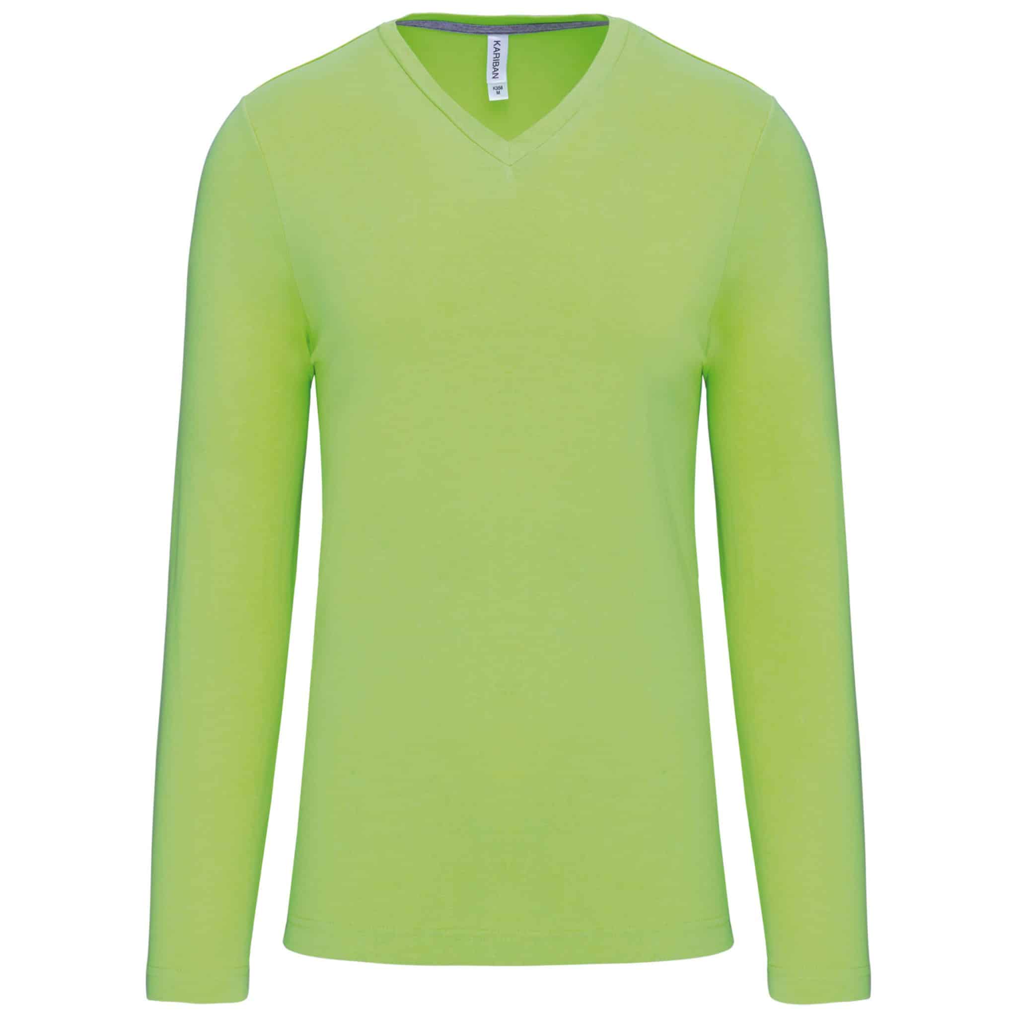 Miniature 17 pour T-shirt col V manches longues
