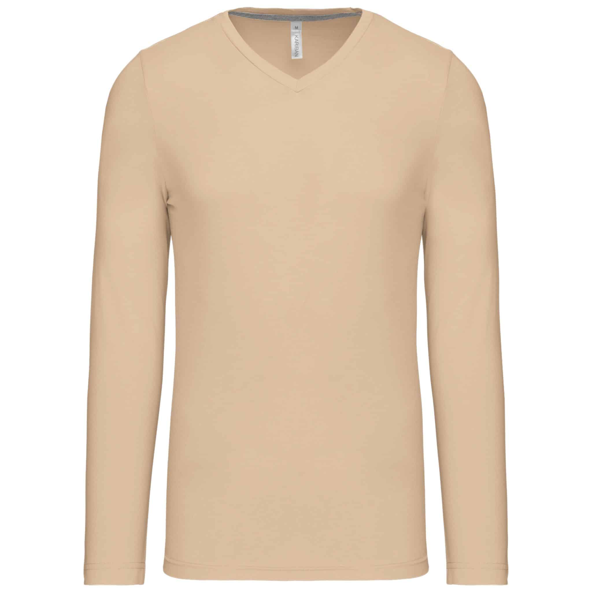 Miniature 16 pour T-shirt col V manches longues