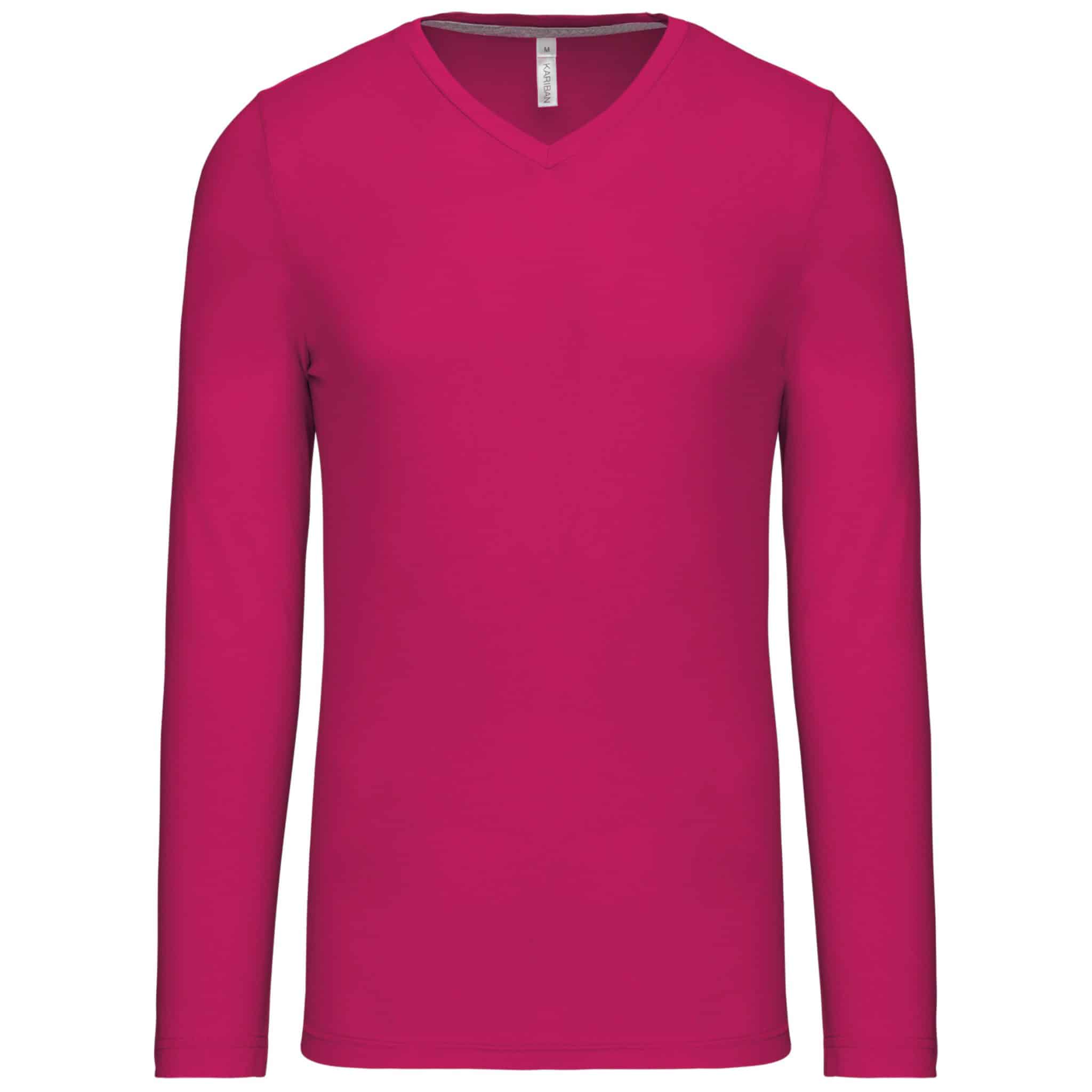 Miniature 13 pour T-shirt col V manches longues