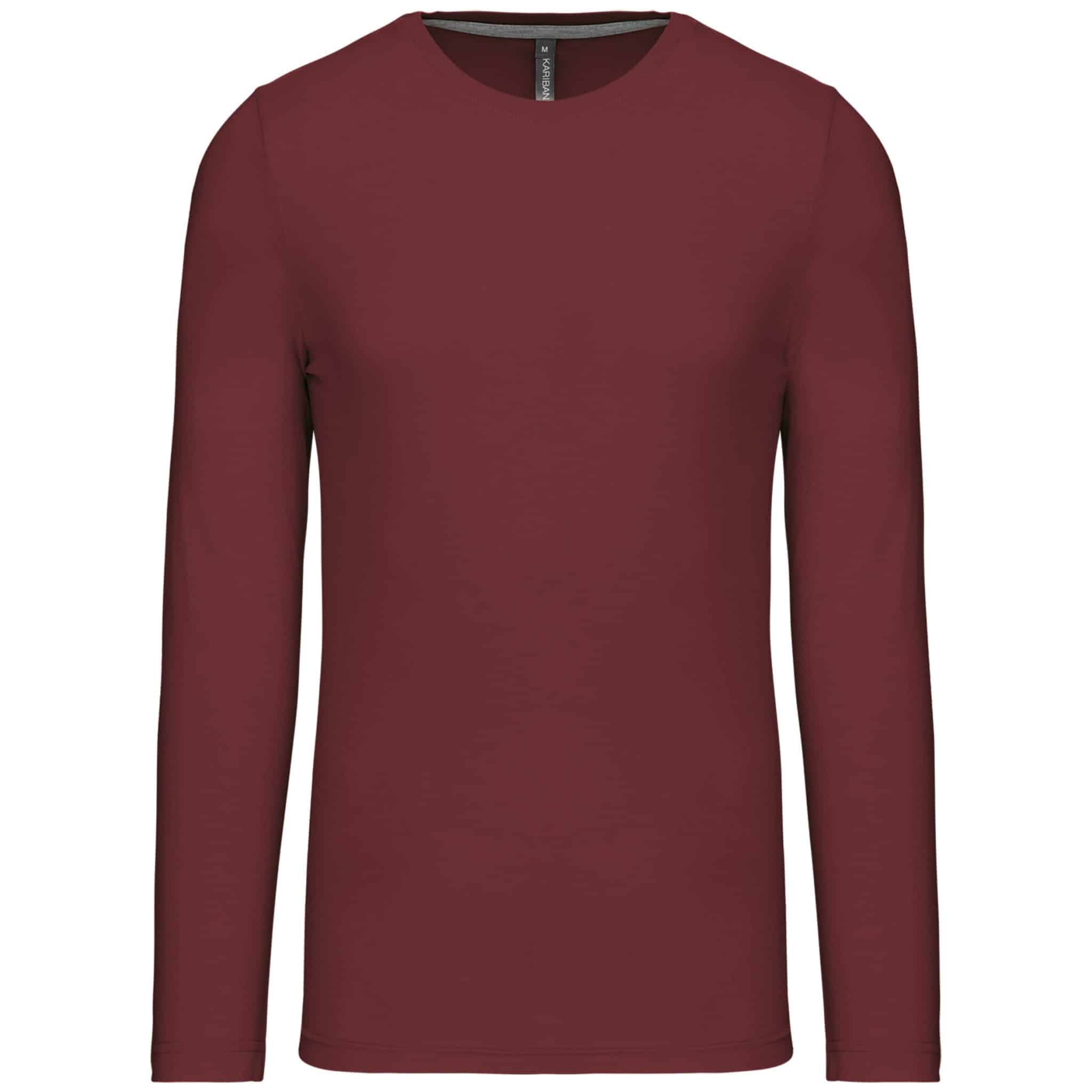 Miniature 27 pour T-shirt col rond manches longues homme
