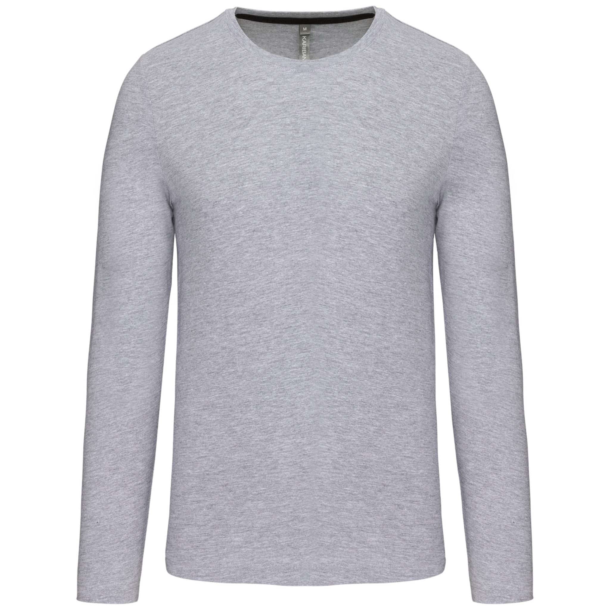 Miniature 21 pour T-shirt col rond manches longues homme