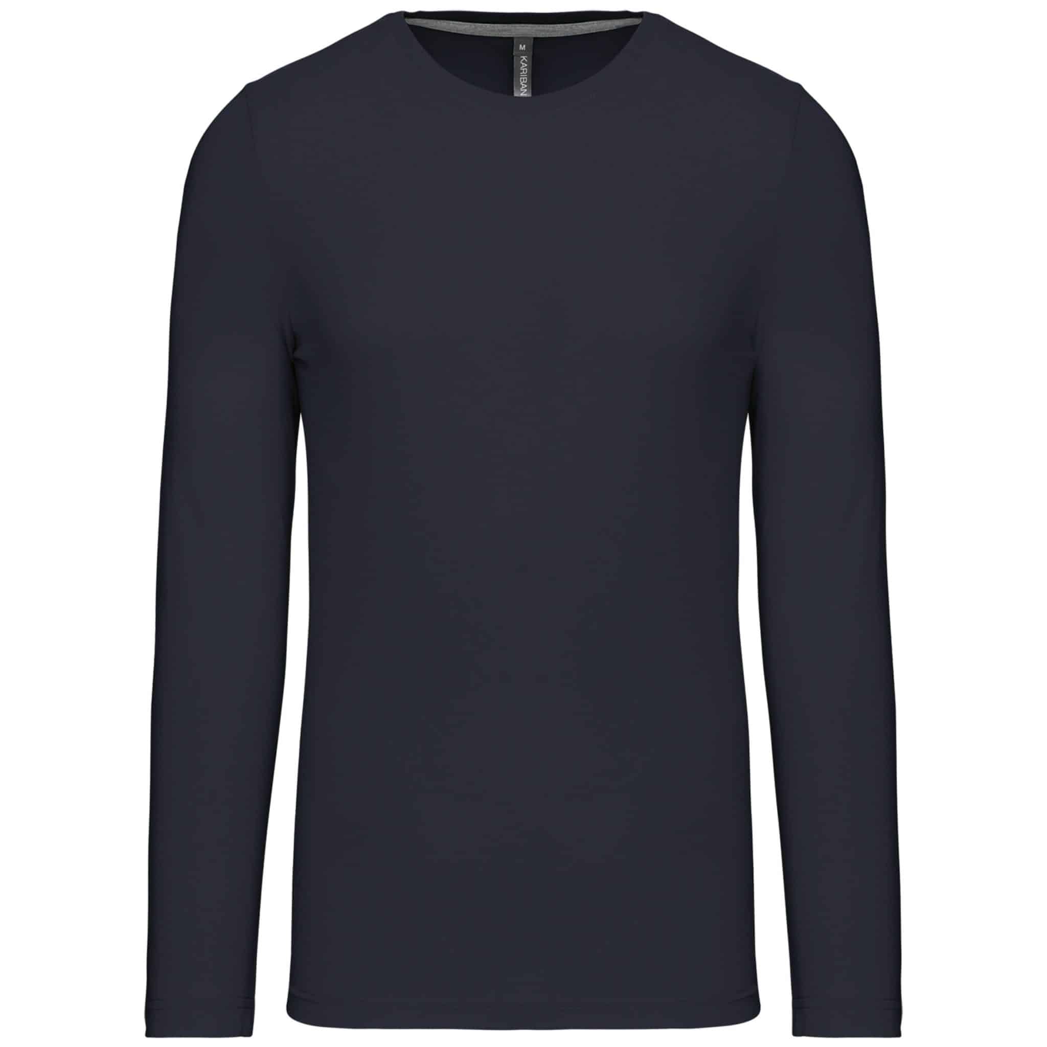 Miniature 19 pour T-shirt col rond manches longues homme