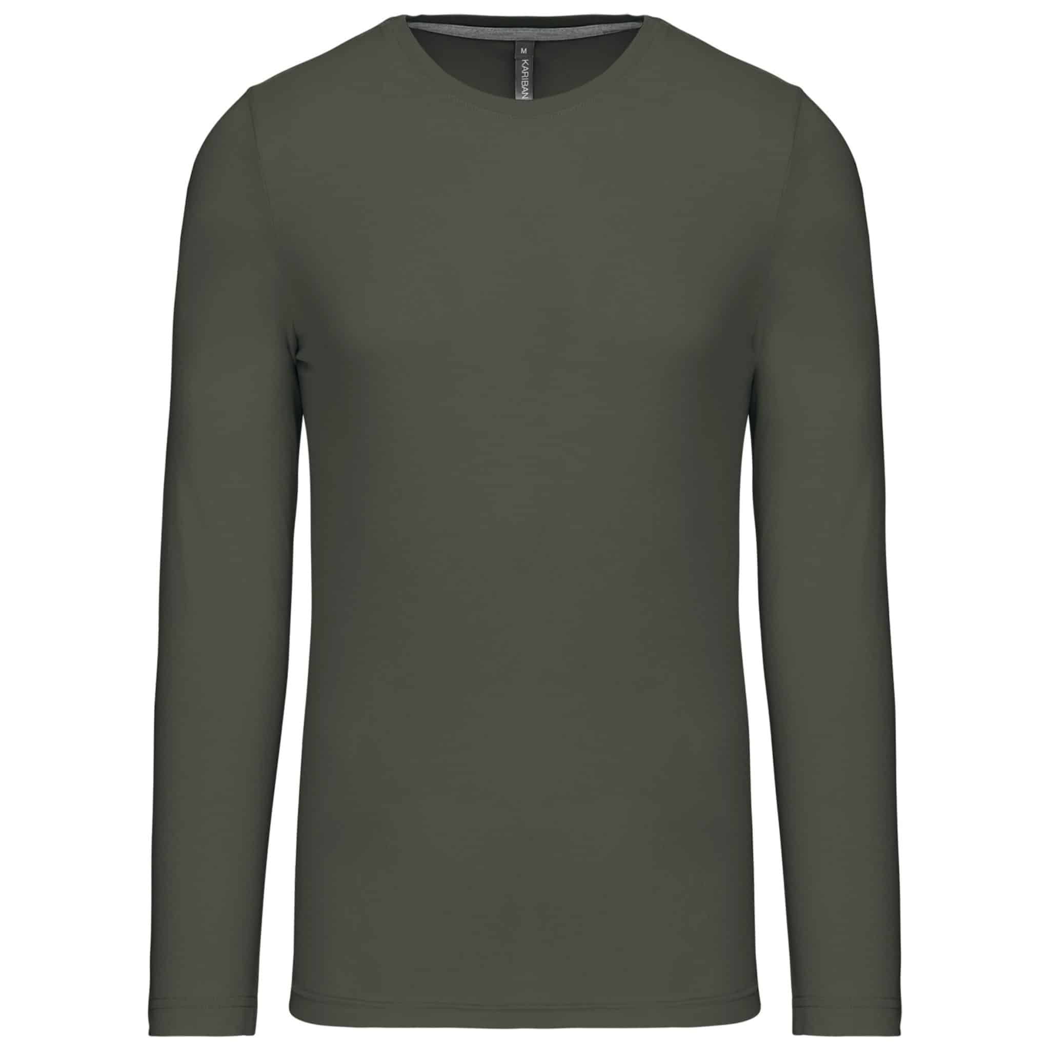 Miniature 12 pour T-shirt col rond manches longues homme