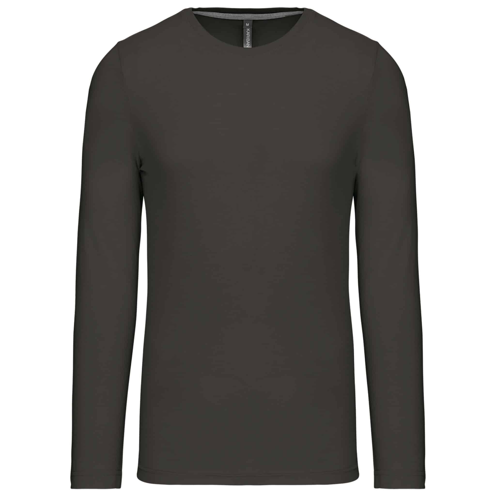 Miniature 11 pour T-shirt col rond manches longues homme