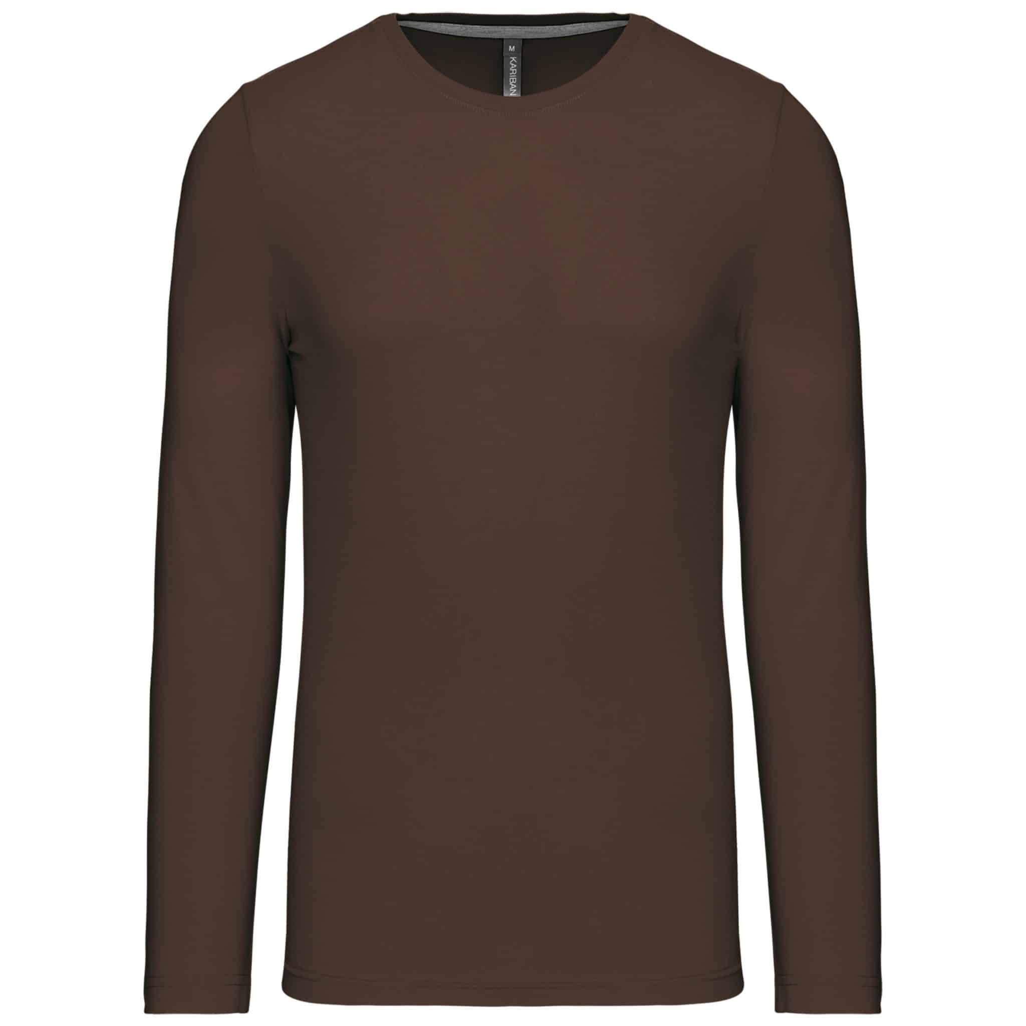 Miniature 10 pour T-shirt col rond manches longues homme