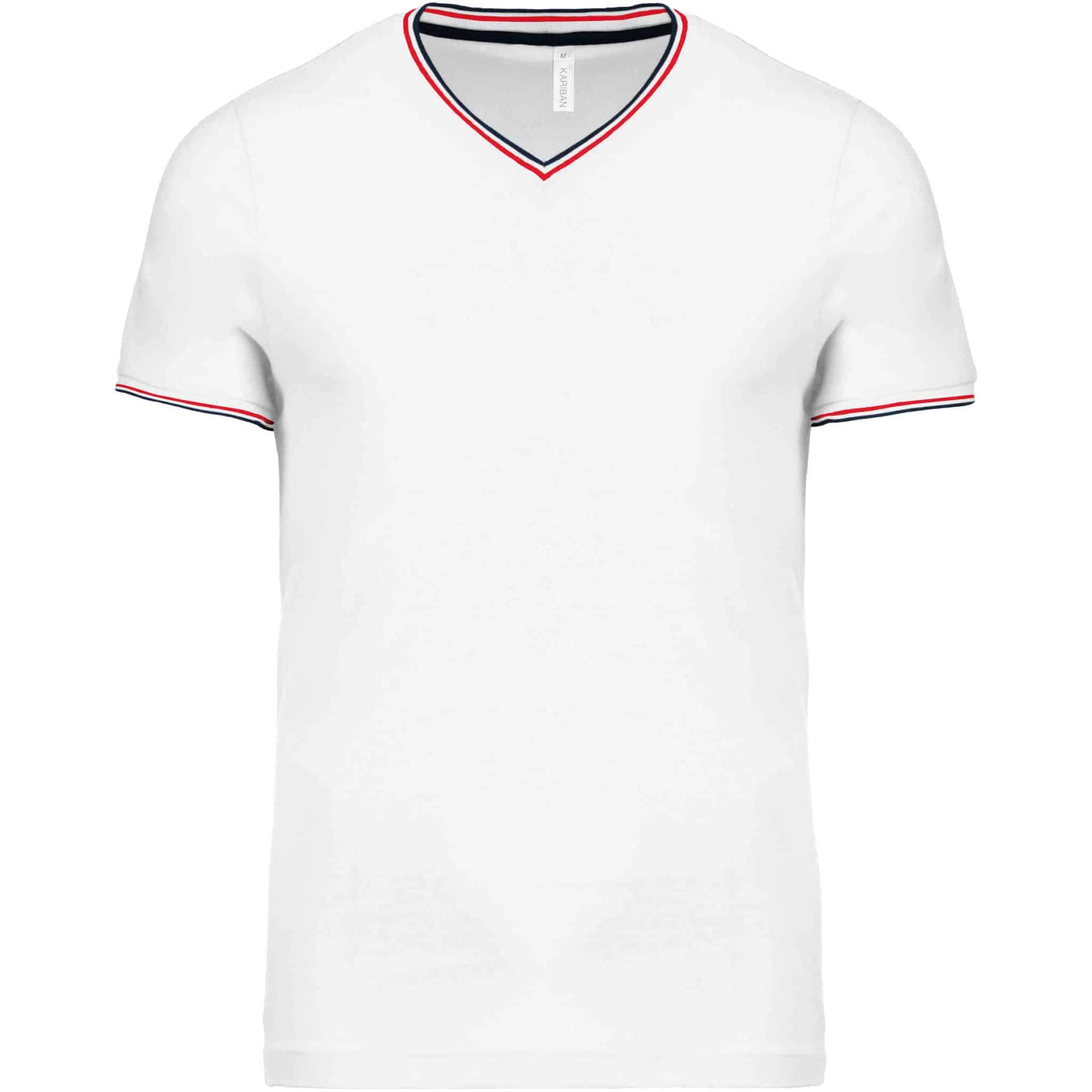 Miniature 14 pour T-shirt maille piquée col V homme