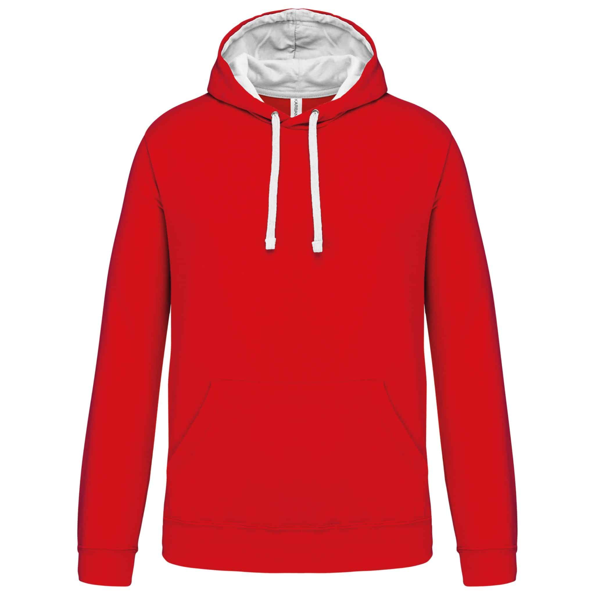 Miniature 22 pour Sweat-shirt capuche contrastée homme