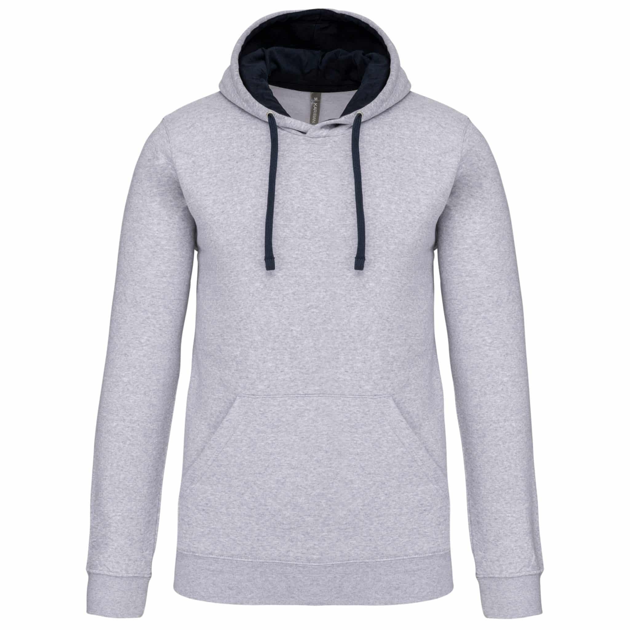 Miniature 20 pour Sweat-shirt capuche contrastée homme
