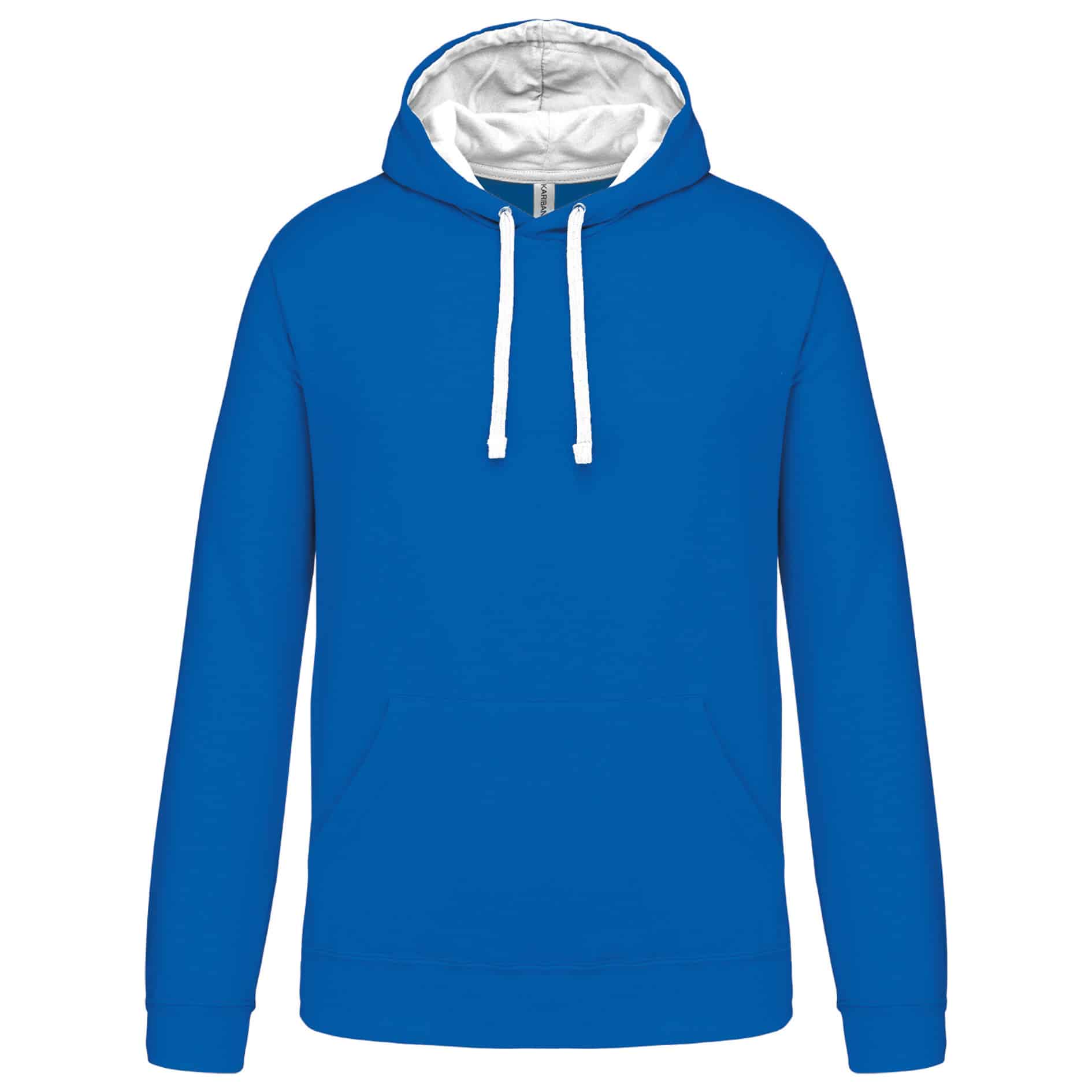 Miniature 14 pour Sweat-shirt capuche contrastée homme