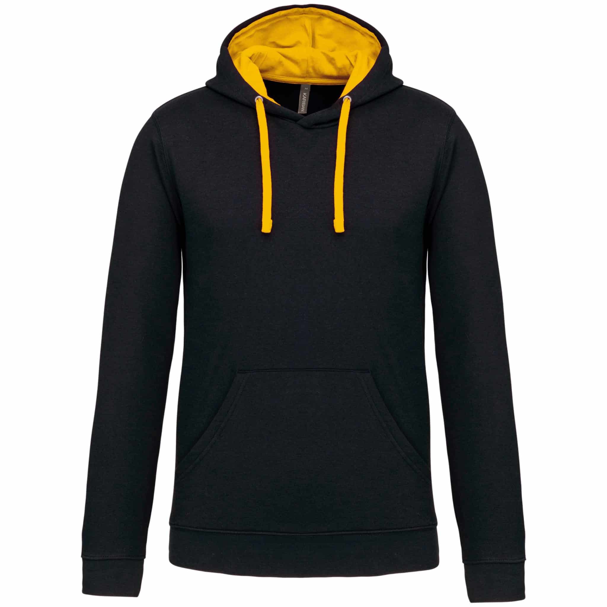 Miniature 10 pour Sweat-shirt capuche contrastée homme