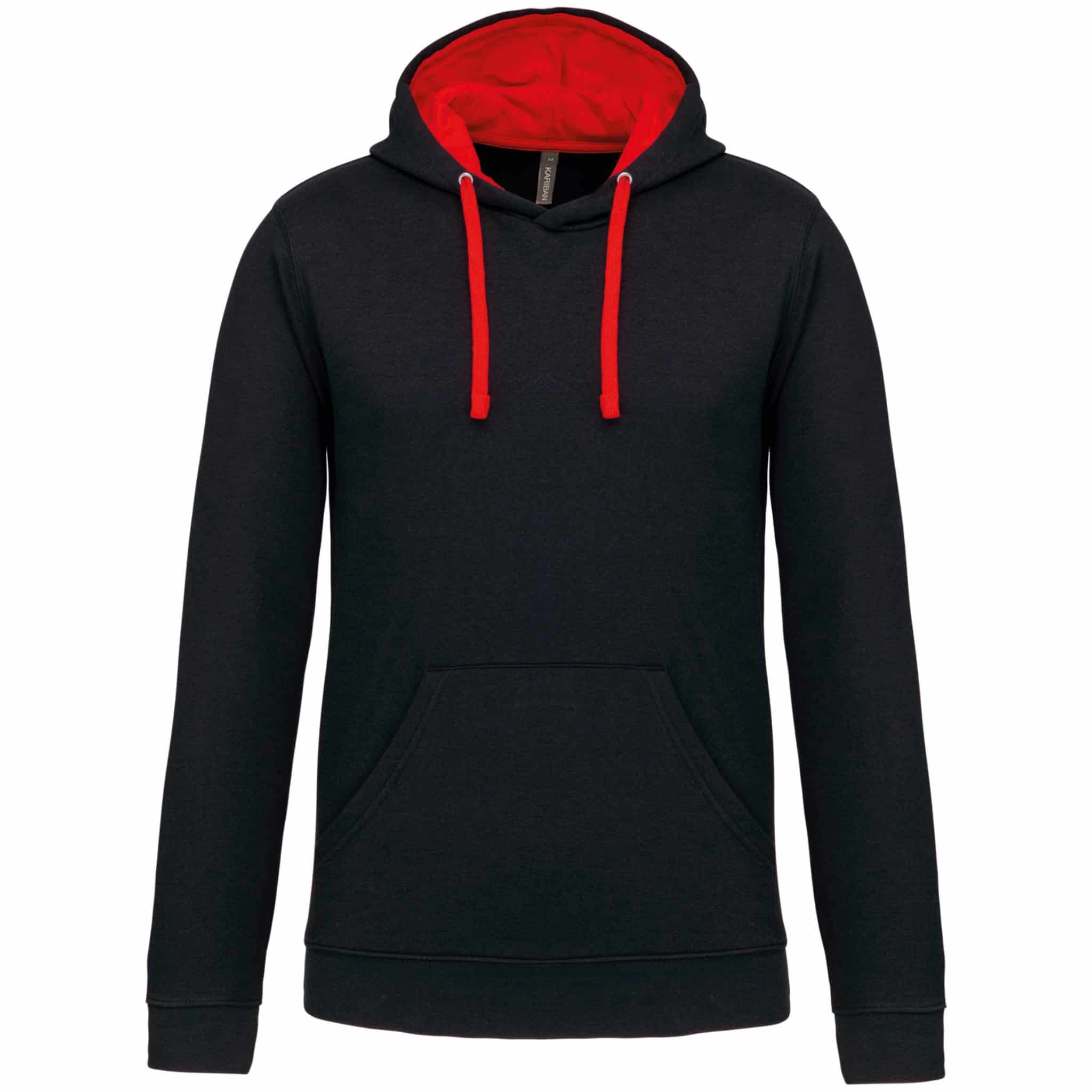 Miniature 9 pour Sweat-shirt capuche contrastée homme