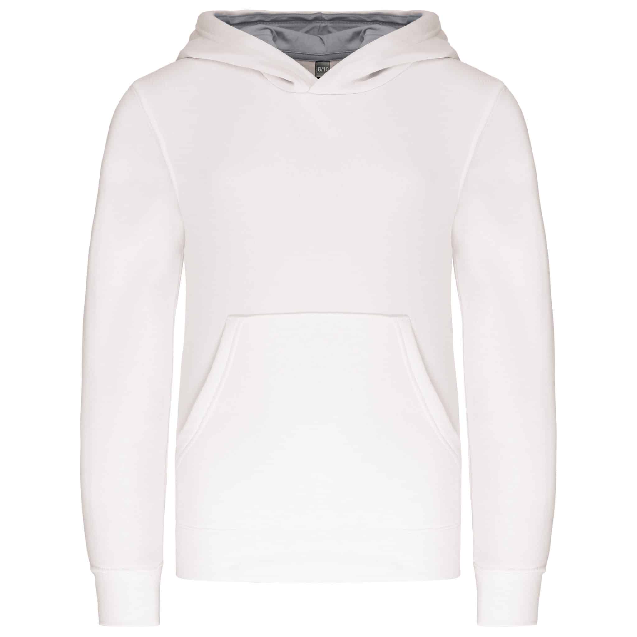 Miniature 22 pour Sweat-shirt capuche contrastée enfant