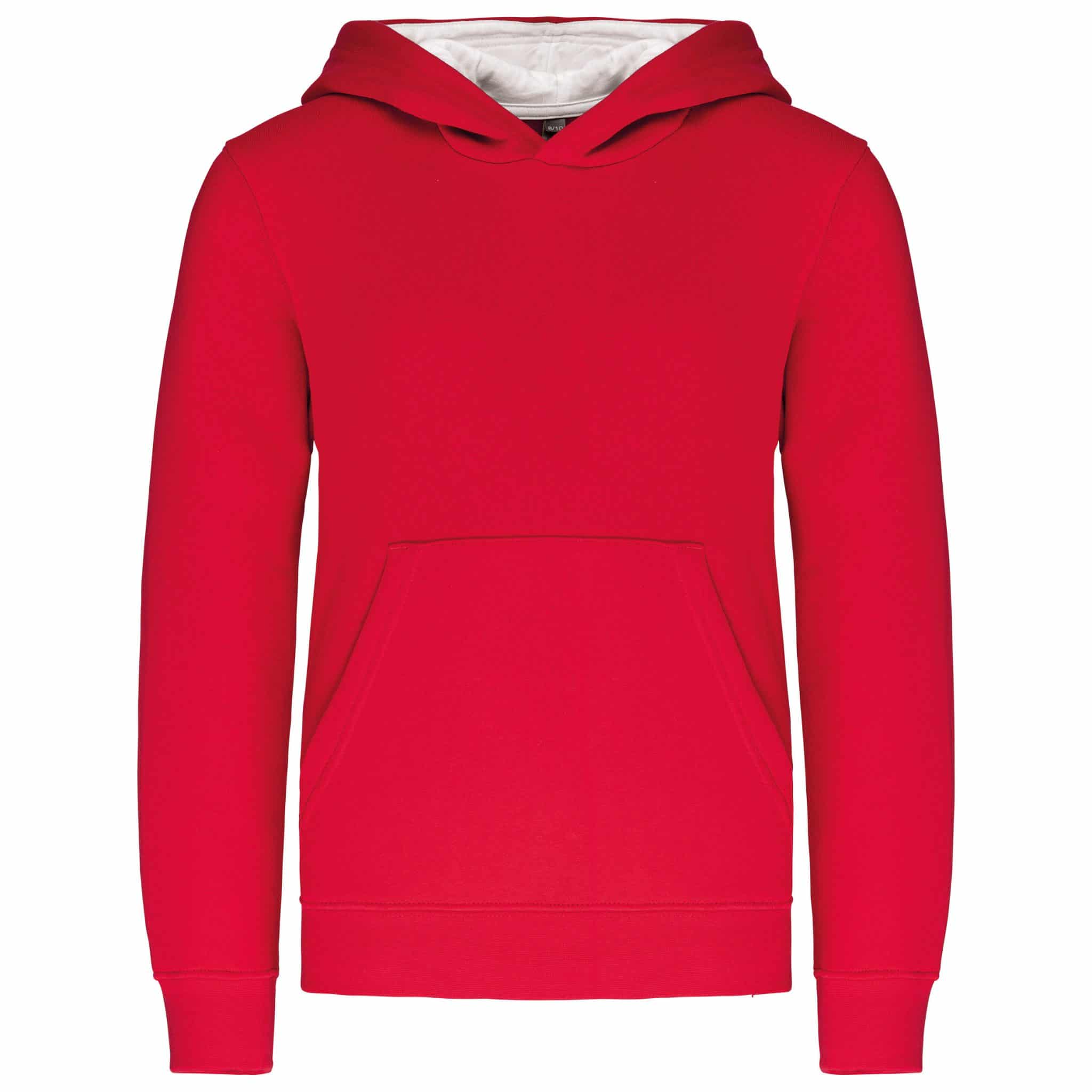 Miniature 20 pour Sweat-shirt capuche contrastée enfant