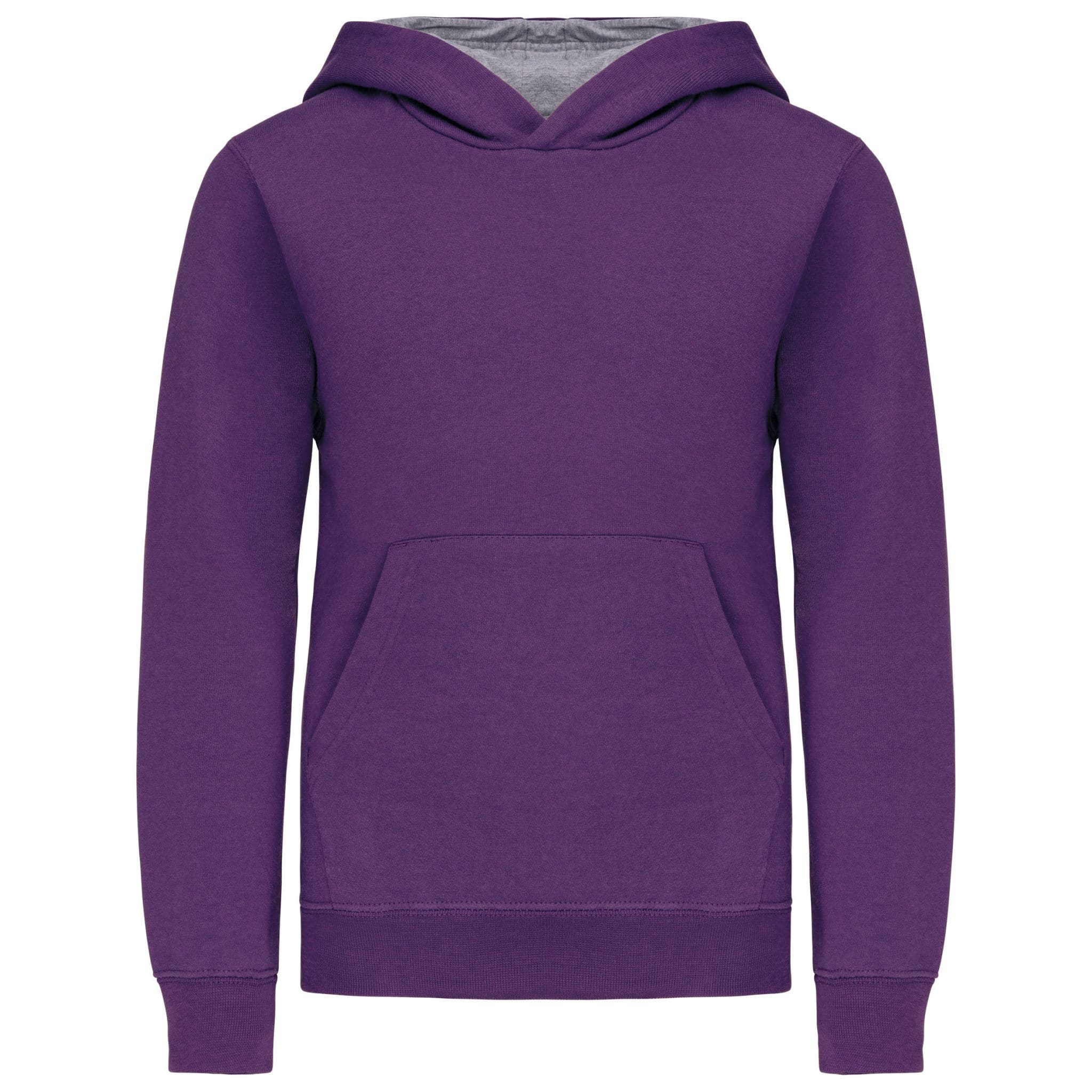 Miniature 19 pour Sweat-shirt capuche contrastée enfant