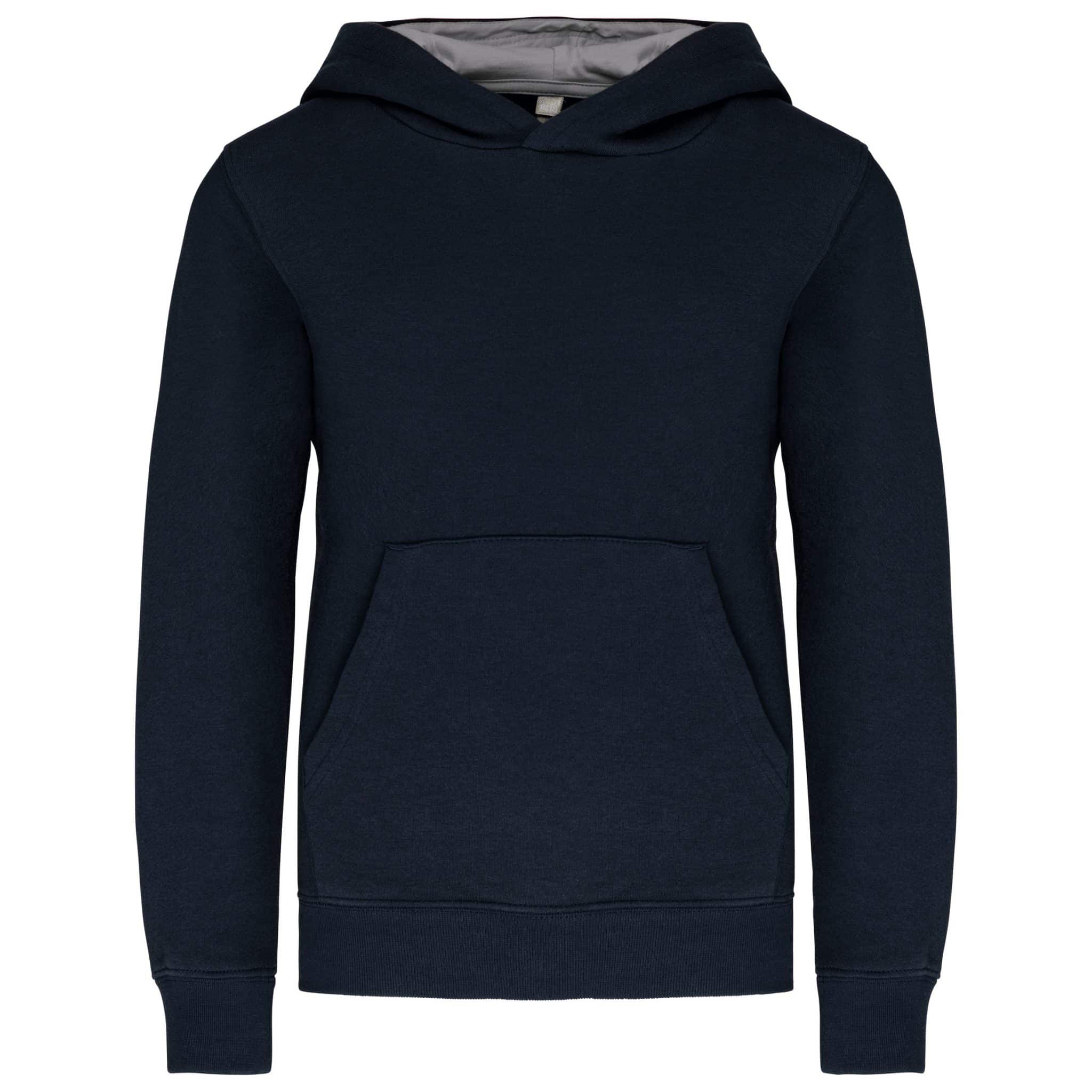 Miniature 16 pour Sweat-shirt capuche contrastée enfant