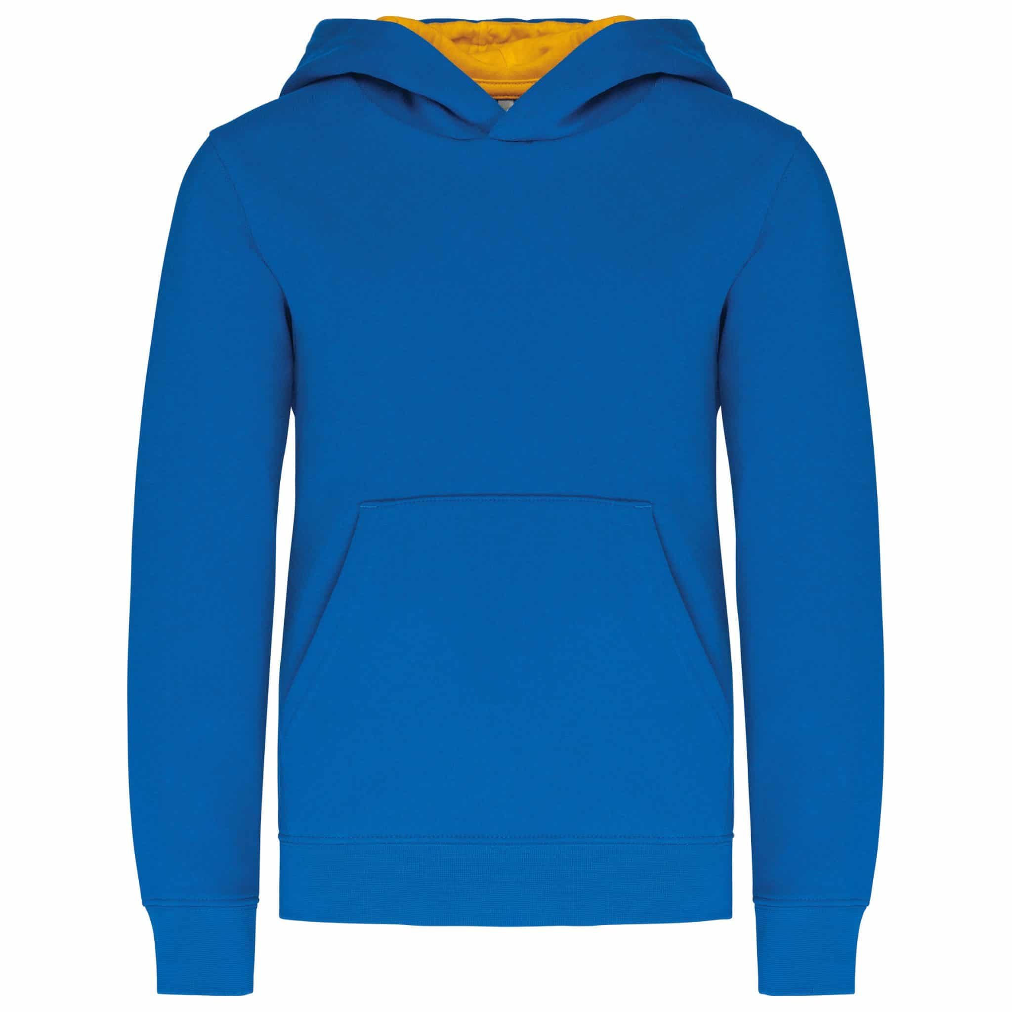 Miniature 15 pour Sweat-shirt capuche contrastée enfant