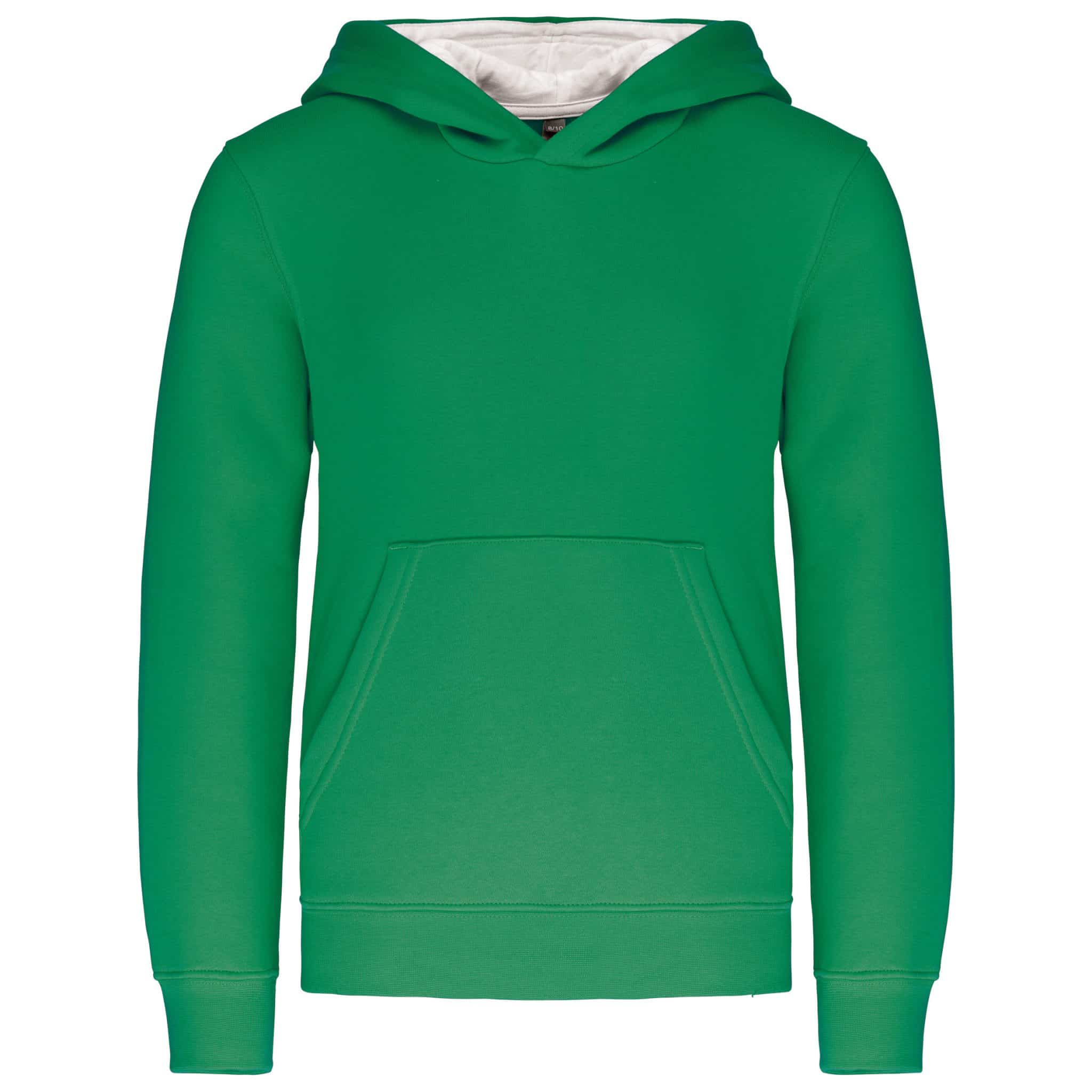 Miniature 13 pour Sweat-shirt capuche contrastée enfant