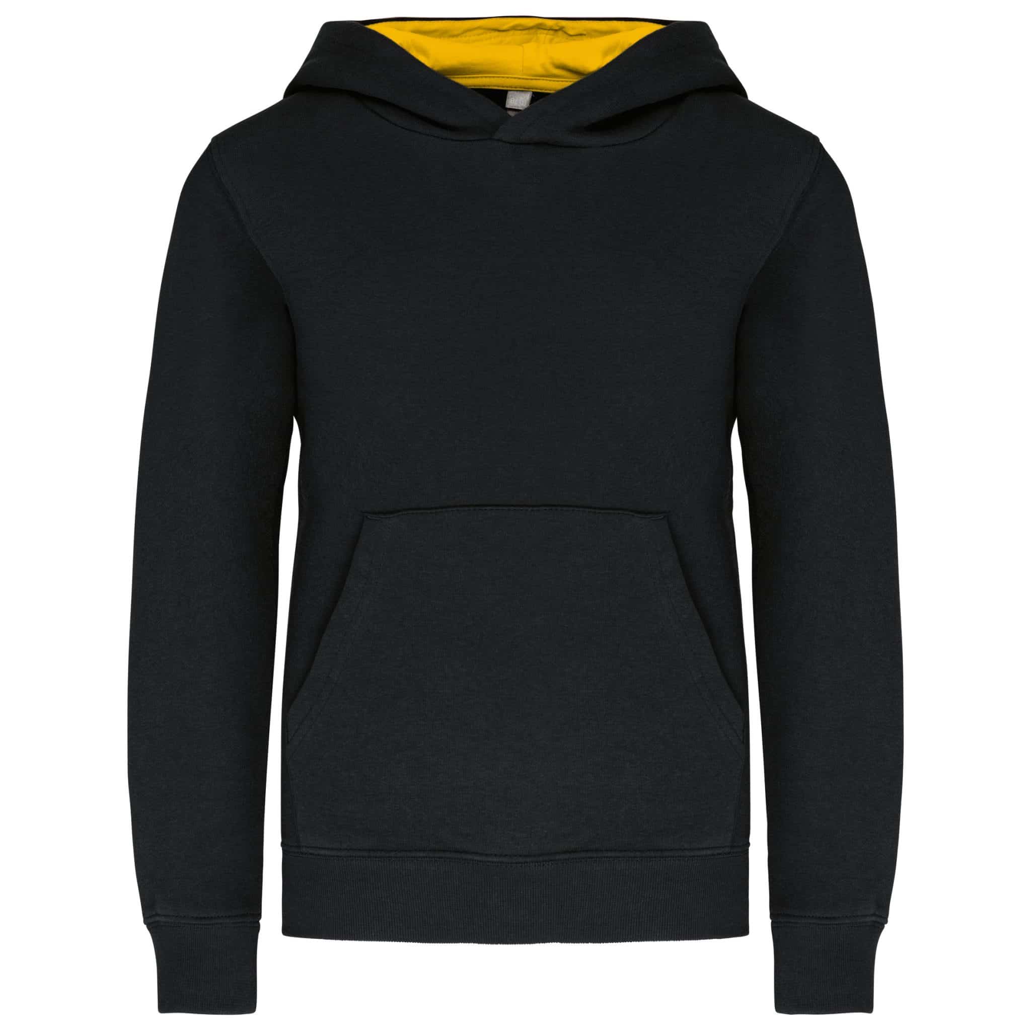 Miniature 11 pour Sweat-shirt capuche contrastée enfant