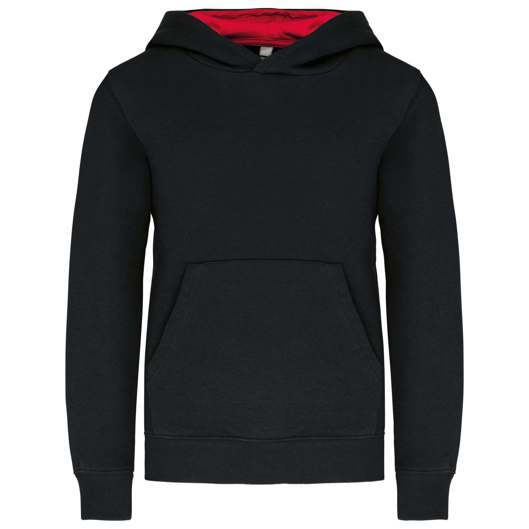 Miniature 10 pour Sweat-shirt capuche contrastée enfant