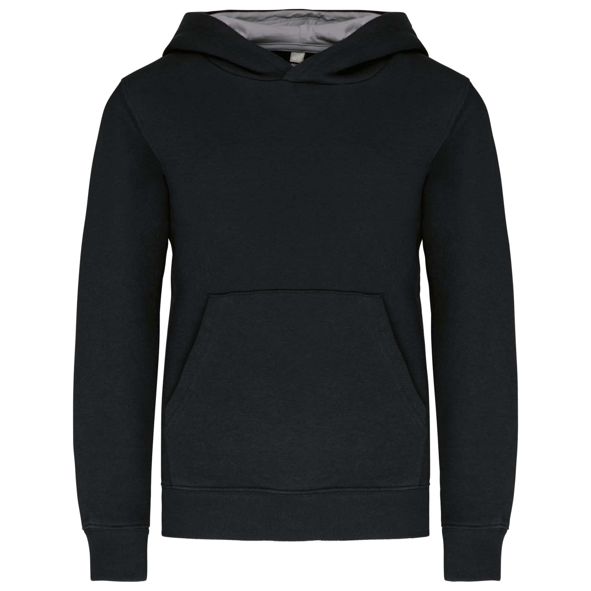 Miniature 9 pour Sweat-shirt capuche contrastée enfant