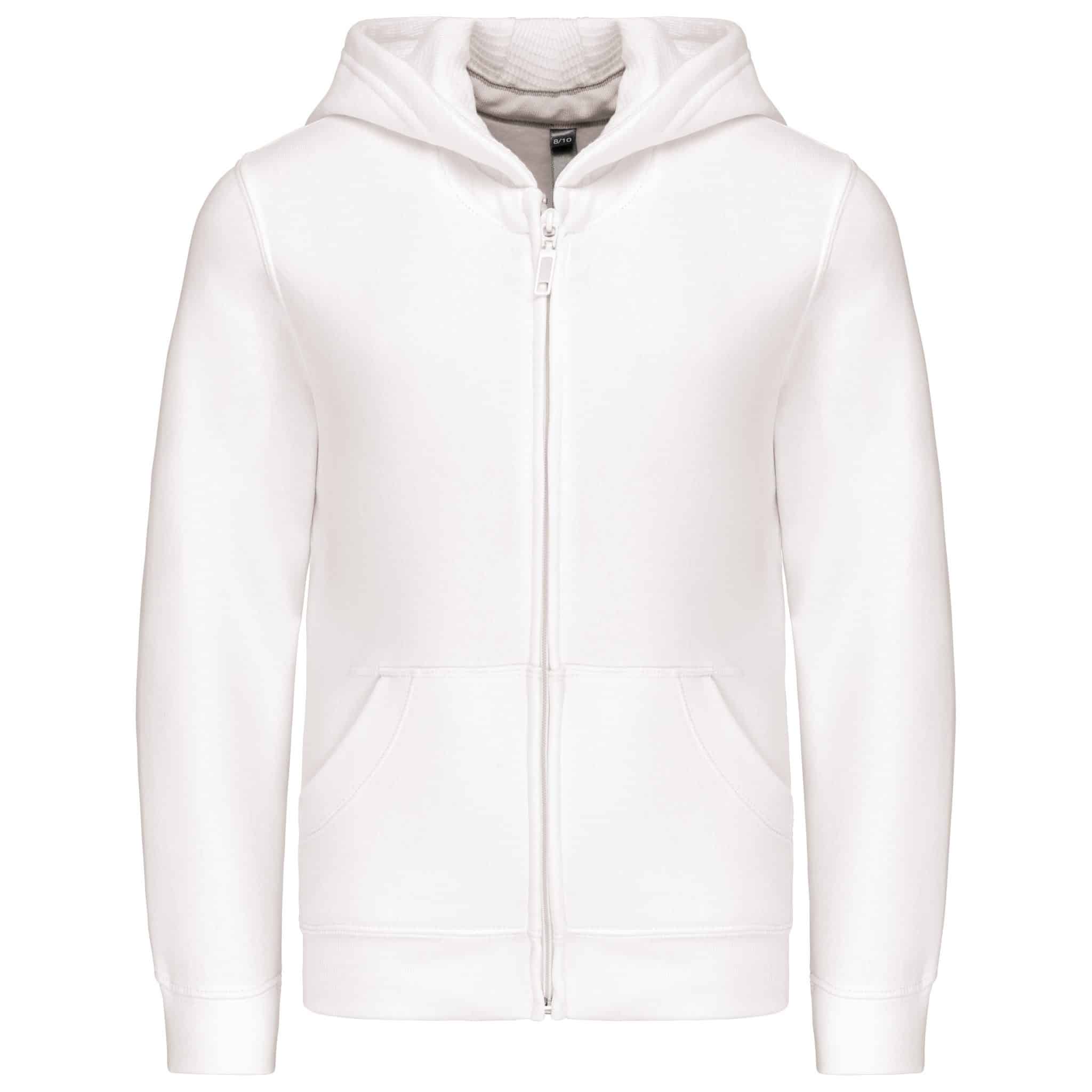 Miniature 12 pour Sweat-shirt capuche zippé enfant