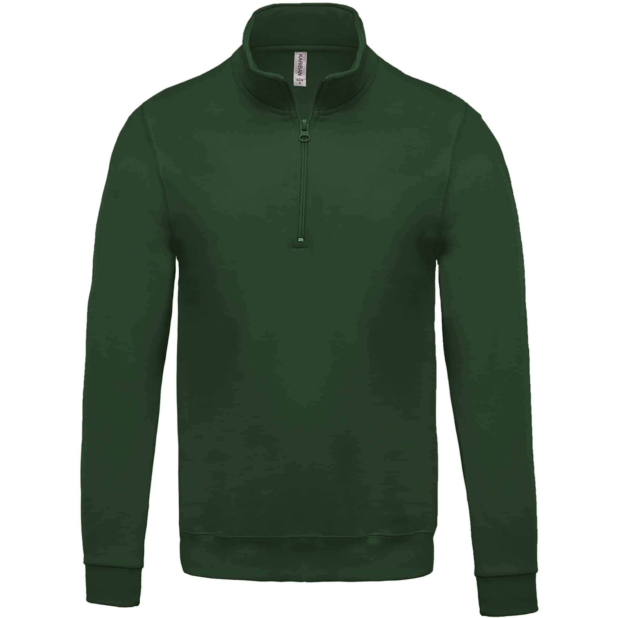 Miniature 12 pour Sweat-shirt col zippé homme