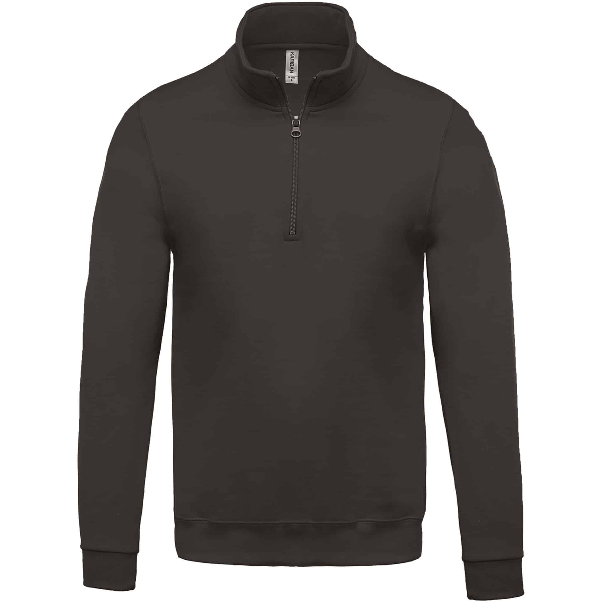 Miniature 10 pour Sweat-shirt col zippé homme