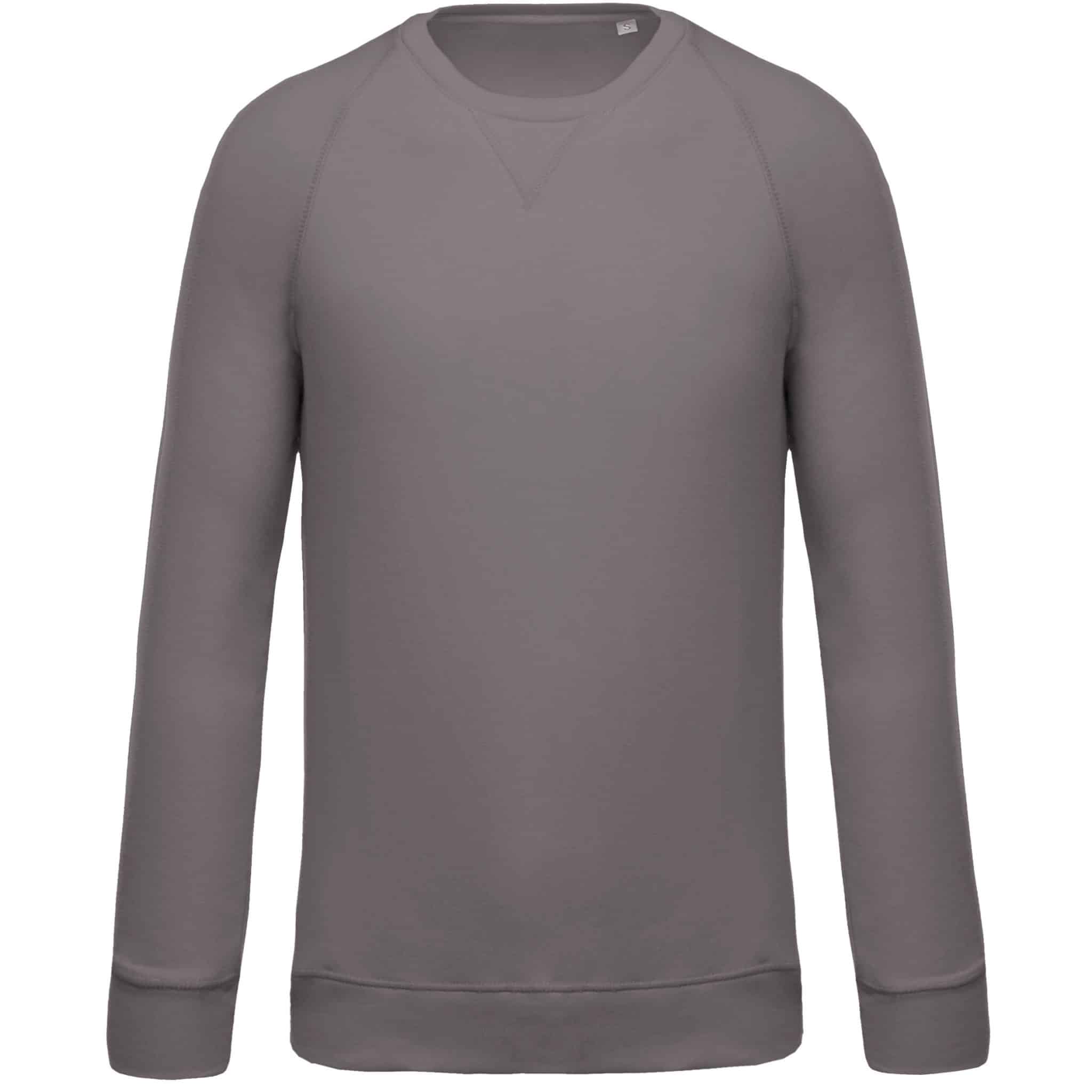 Miniature 22 pour Sweat-shirt Bio col rond manches raglan homme