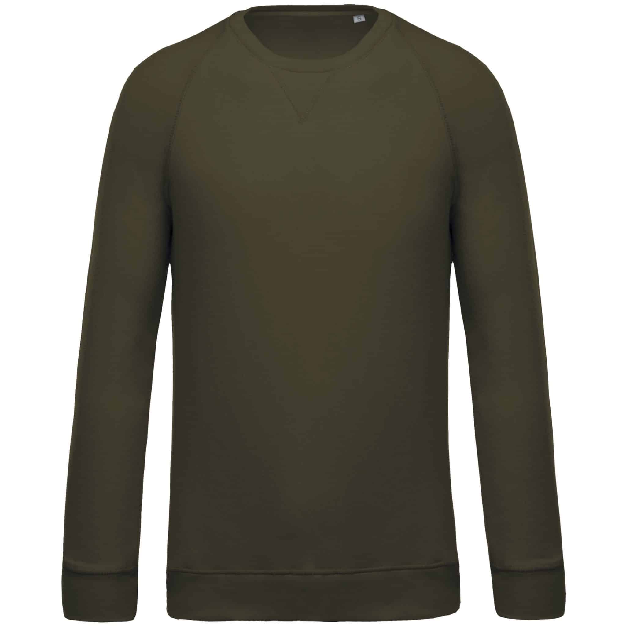 Miniature 16 pour Sweat-shirt Bio col rond manches raglan homme