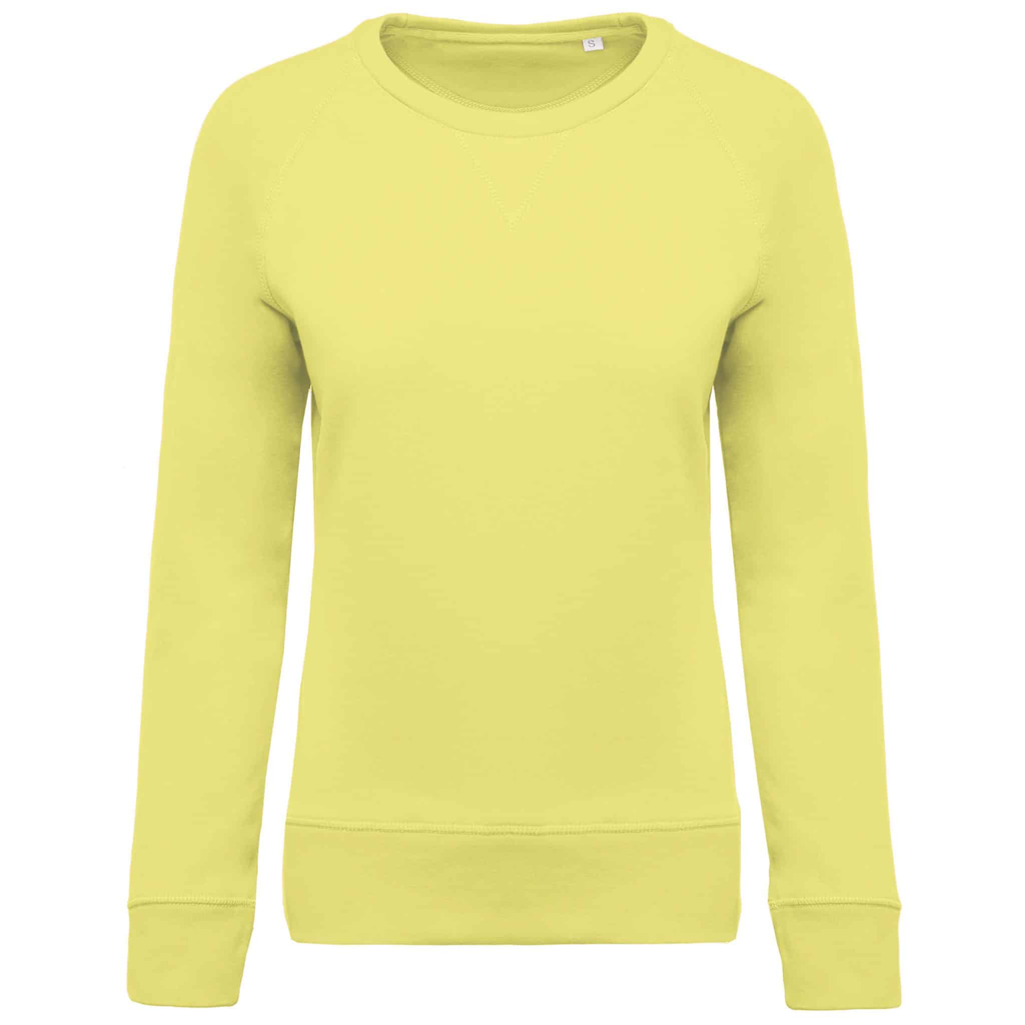 Miniature 16 pour Sweat-shirt Bio col rond manches raglan femme