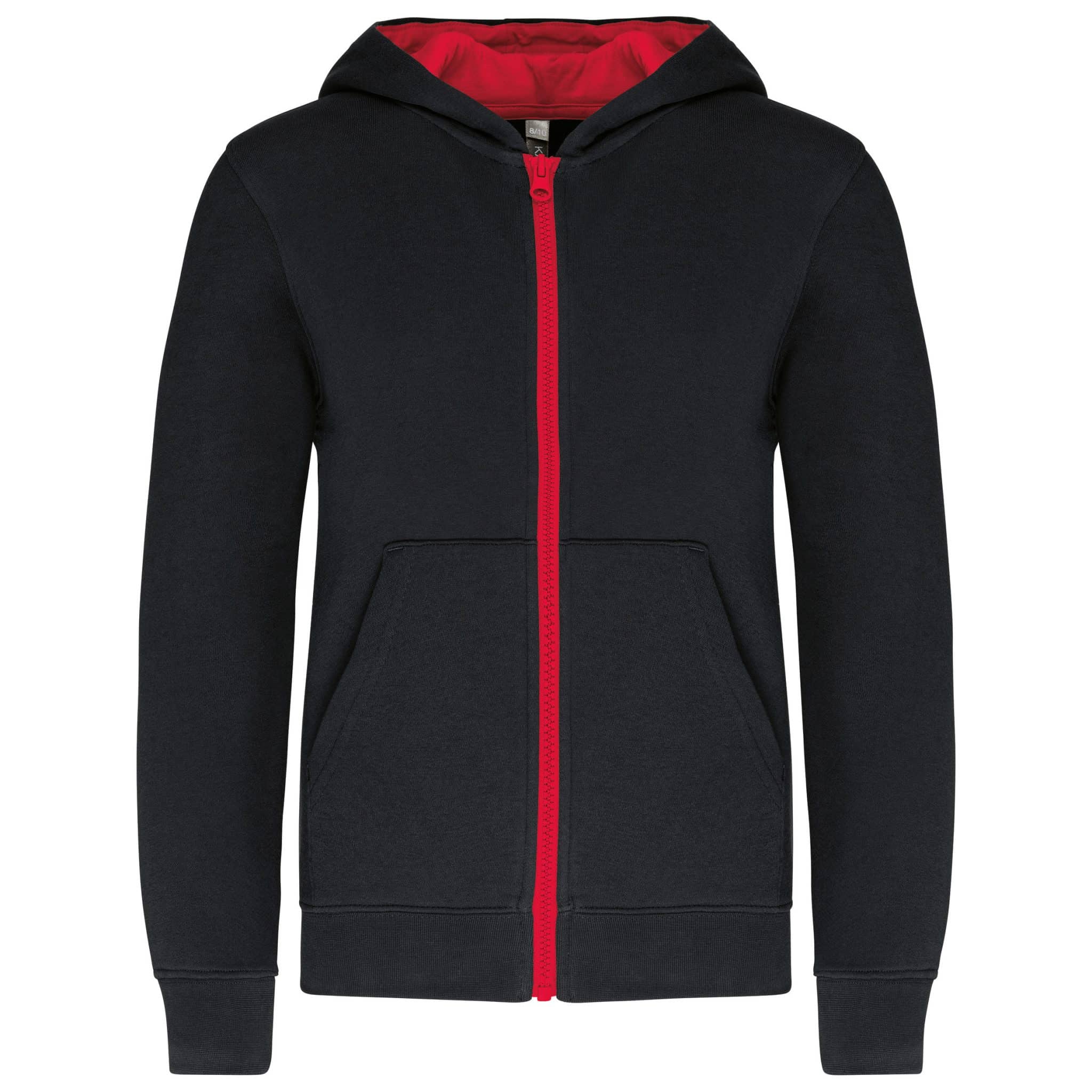 Miniature 9 pour Sweat-shirt zippé capuche enfant