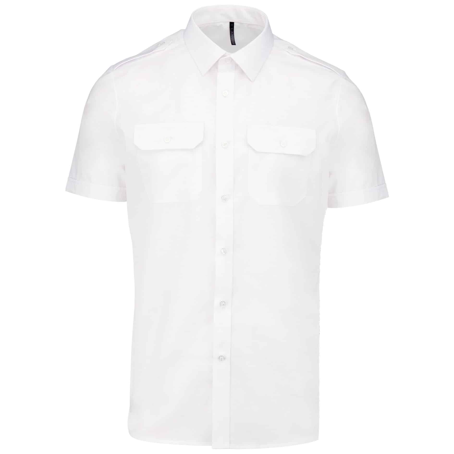Miniature 14 pour Chemise pilote manches courtes homme