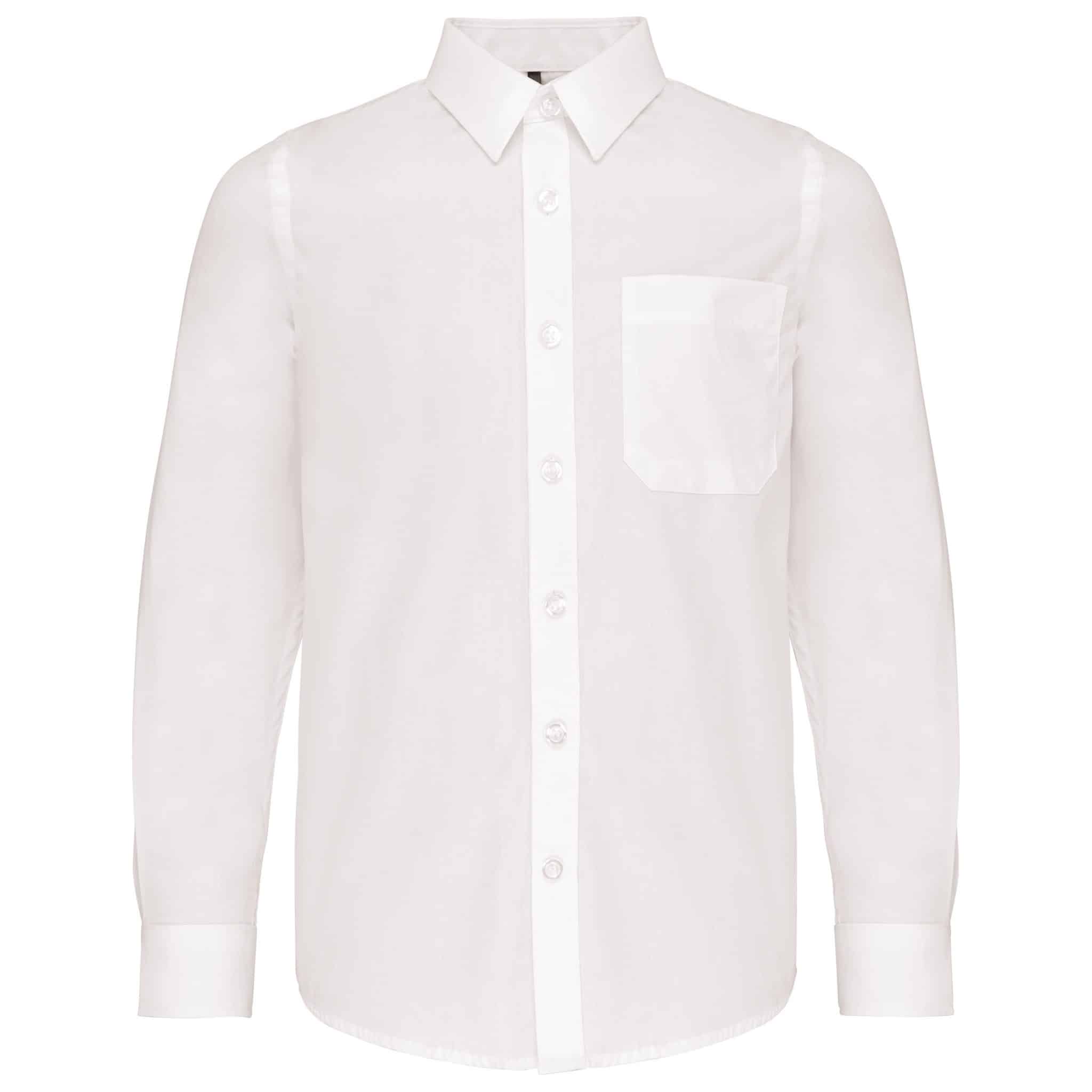 Miniature 8 pour Chemise popeline manches longues enfant