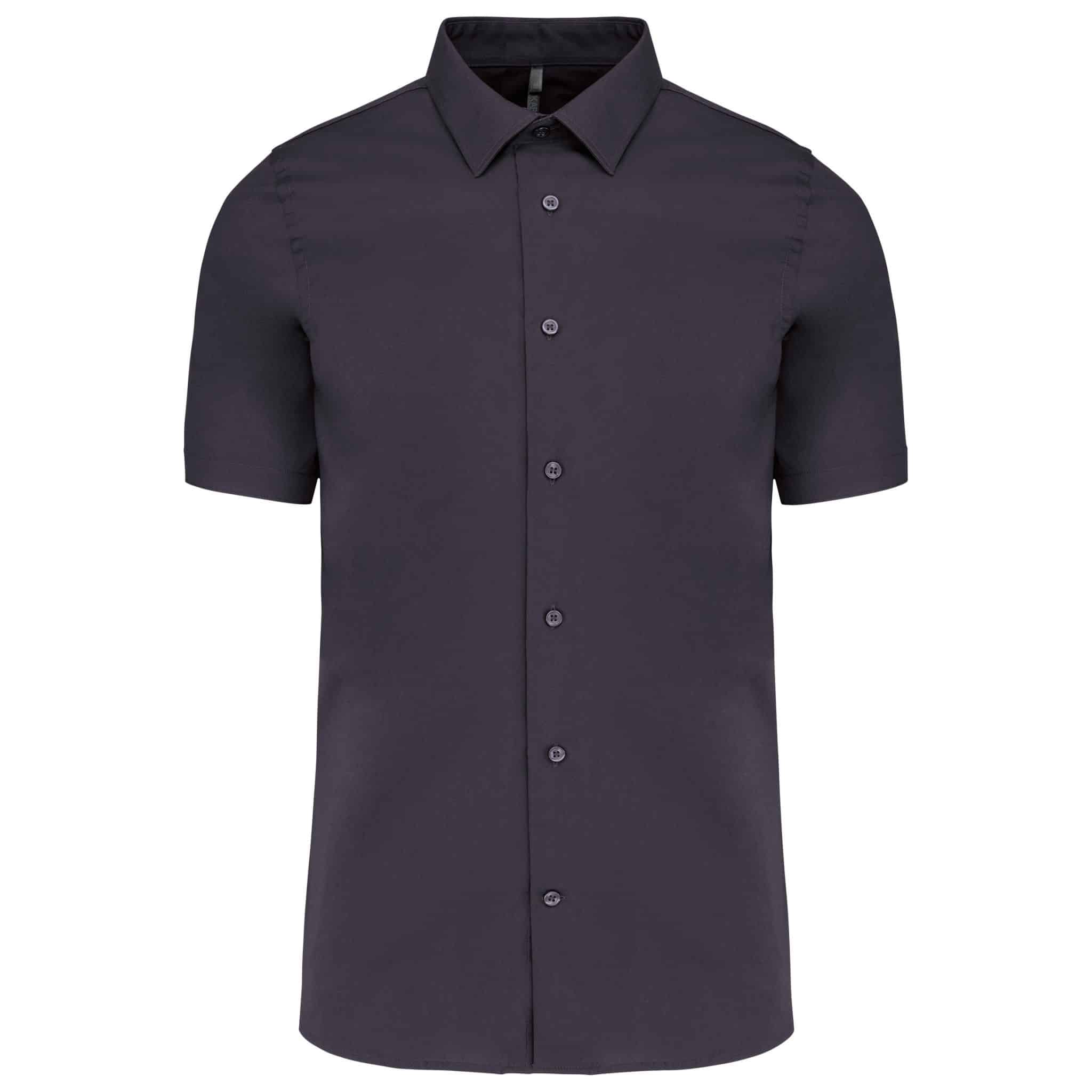 Miniature 14 pour Chemise coton / élasthanne manches courtes