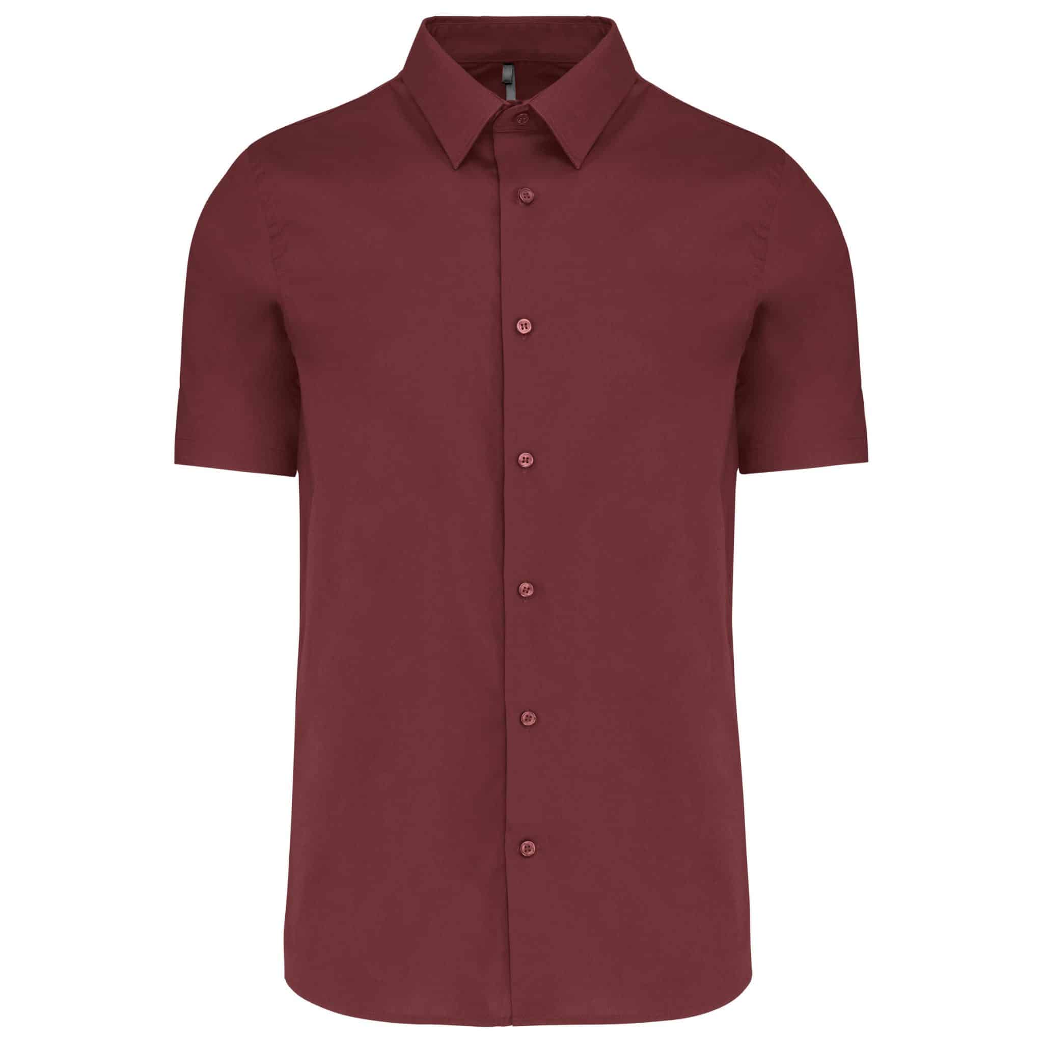 Miniature 13 pour Chemise coton / élasthanne manches courtes