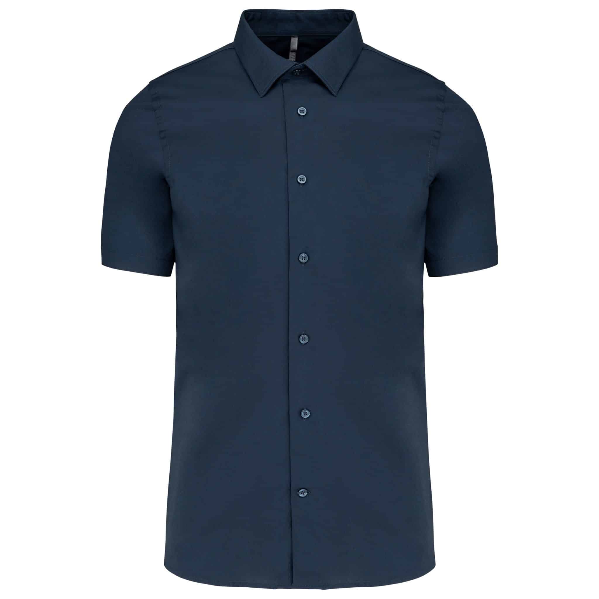 Miniature 11 pour Chemise coton / élasthanne manches courtes
